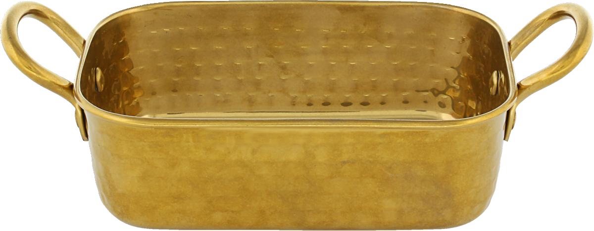 Pfännchen rechteckig gold 15x10cm SPOTLIGHTS