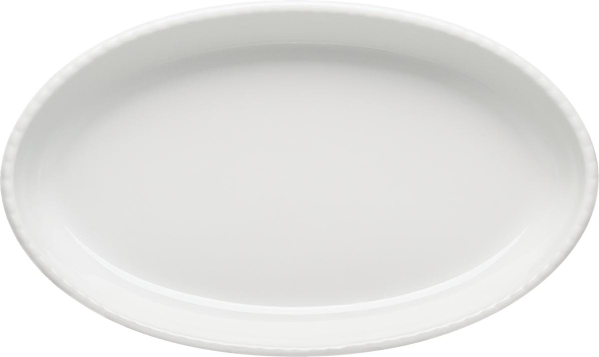Backform oval 24x15cm feuerfest LUZIFER weiß