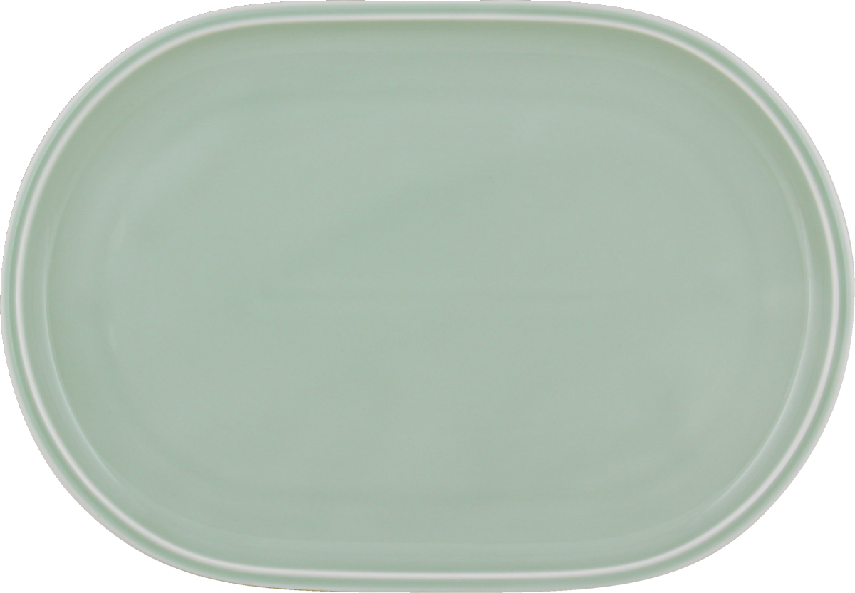 Platte oval coup 23x16cm SHIRO GLAZE FROST