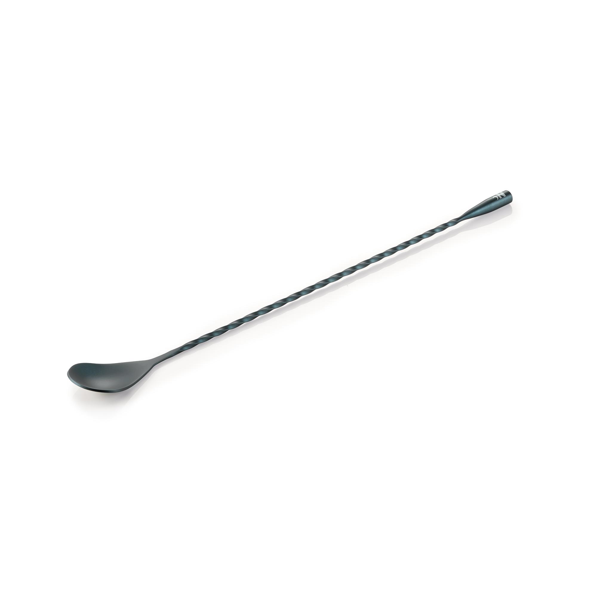 Barlöffel Twisted Classic 30cm NOCTURN 18/8 blau matt