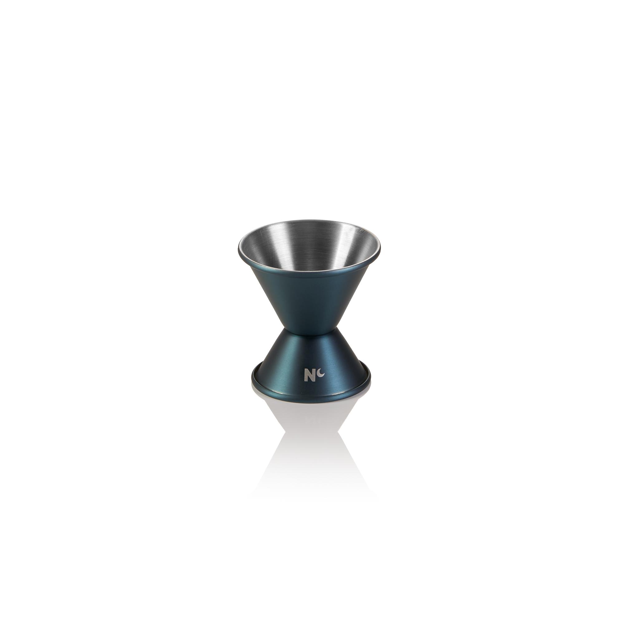 Jigger 2/4cl Ø4,5cm H6cm NOCTURN 18/8 blau matt