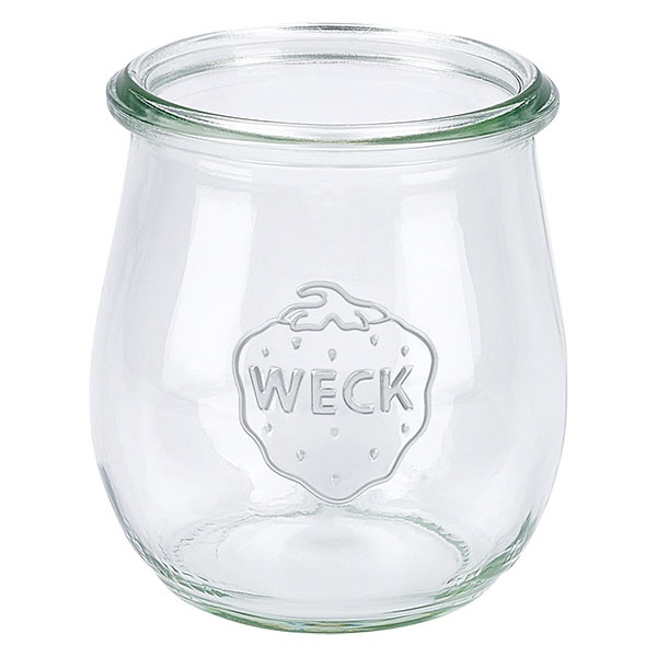 48 Stück Einweckglas 220ml ohne Deckel Tulpe WECK