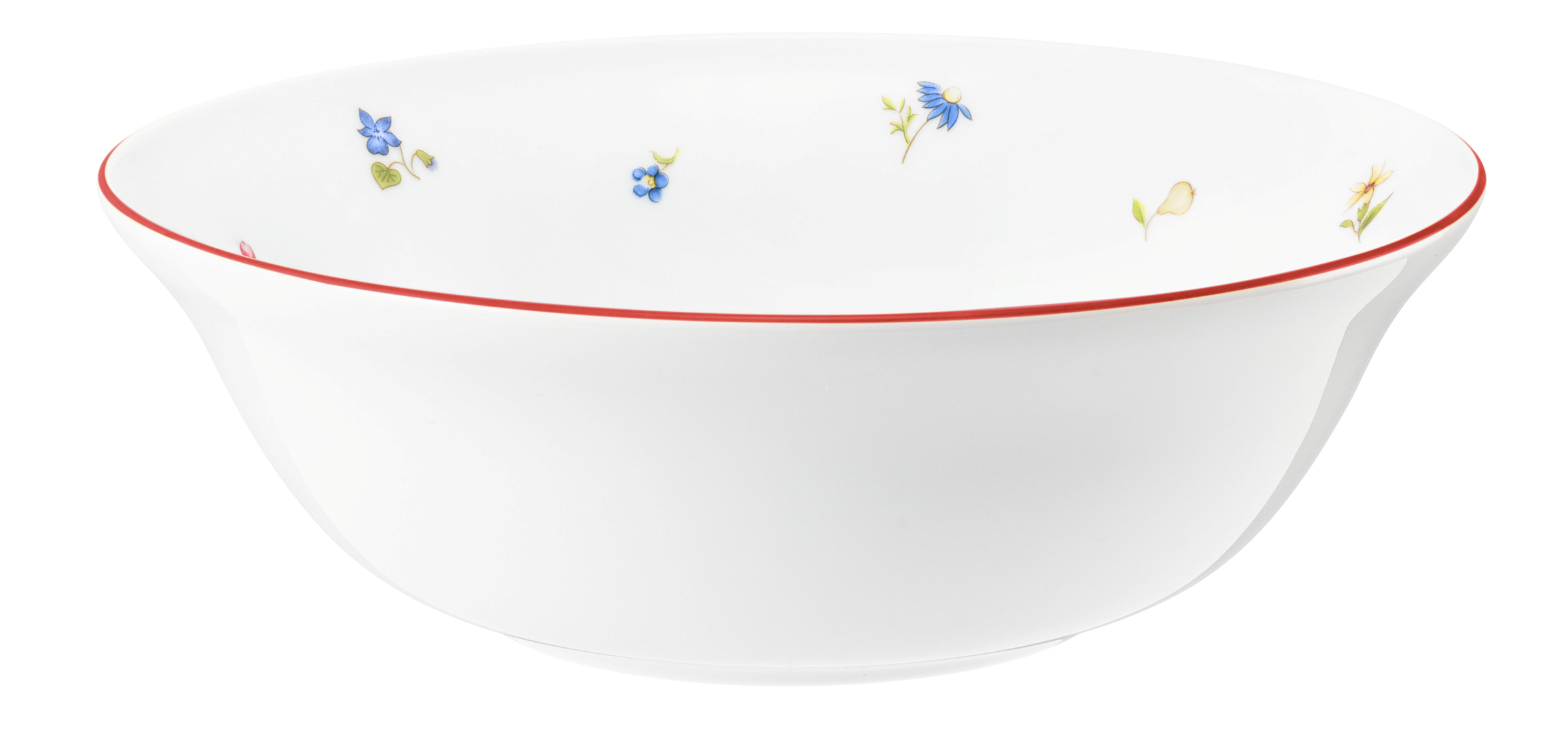 Schale rund rund 21cm COMMUNITY streublume rote linie