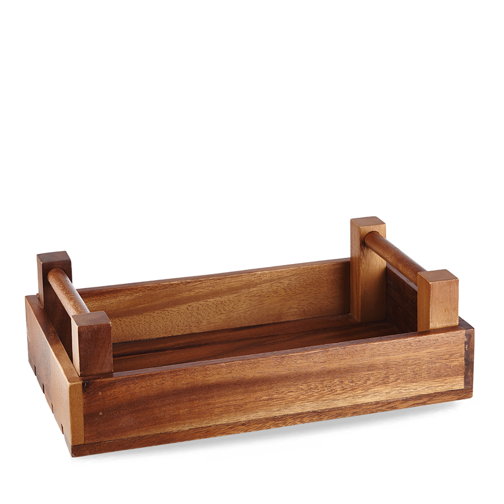 Holz-Kiste eckig 33x20x10cm ALCHEMY ACACIA WOOD