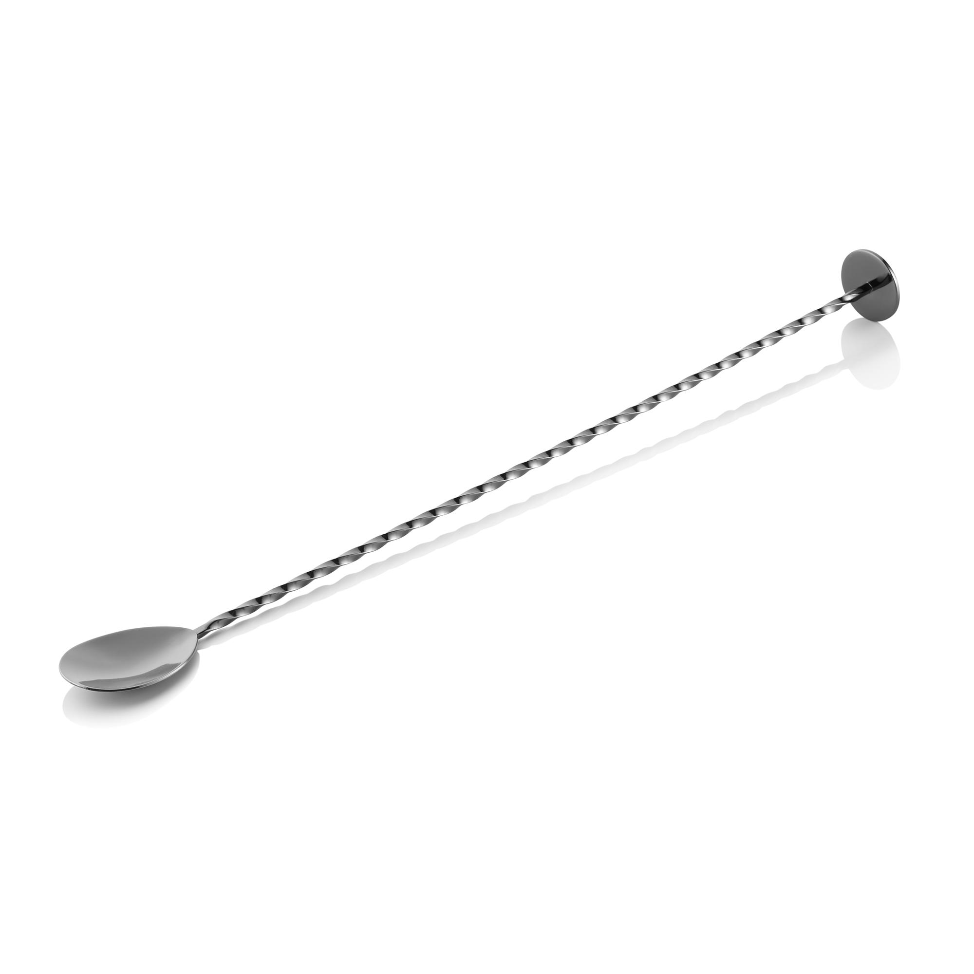 Barlöffel Twisted 33,5cm mit Stößelende NOCTURN 18/8 gun metal