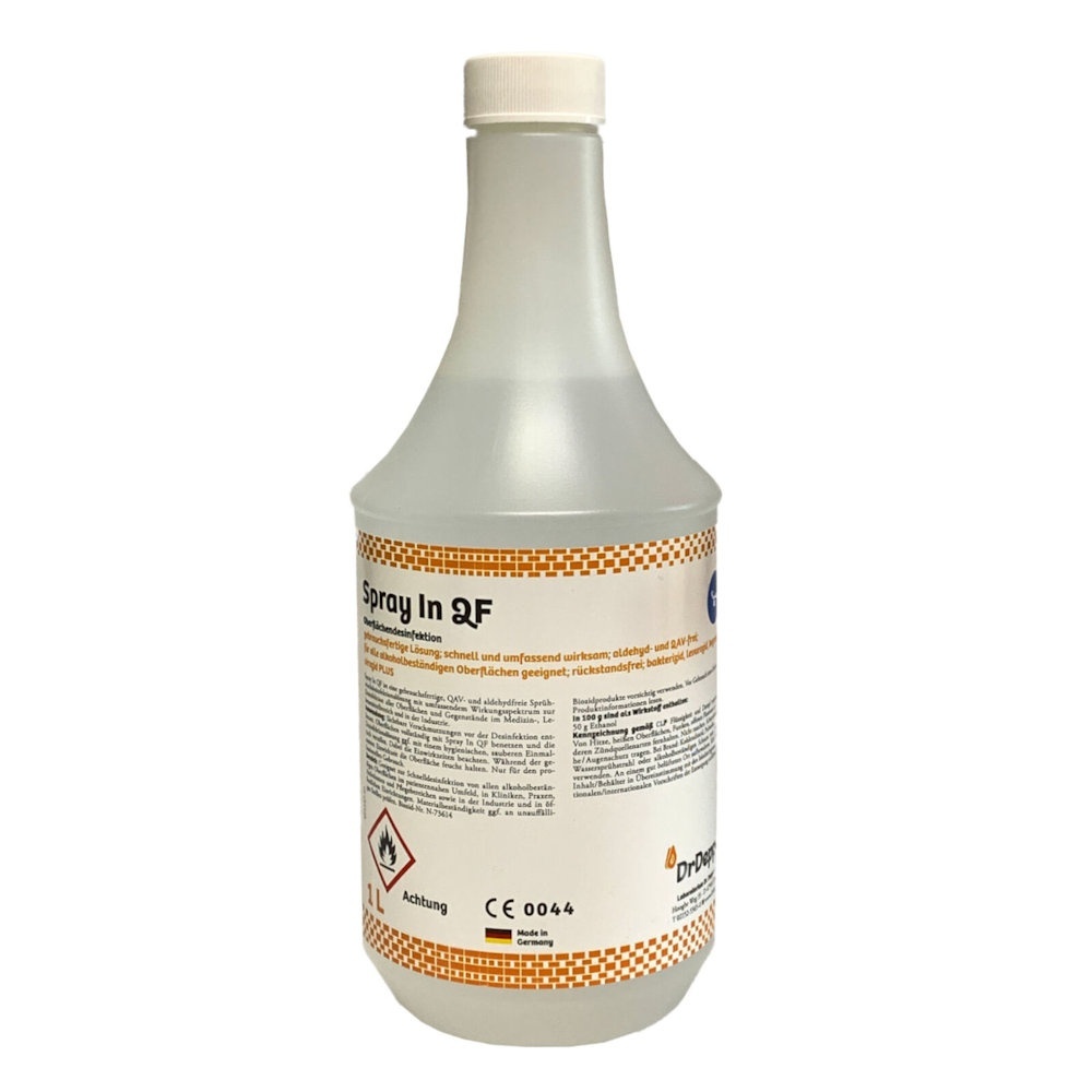 Schnelldesinfektionsreiniger 1l SPRAY IN QF