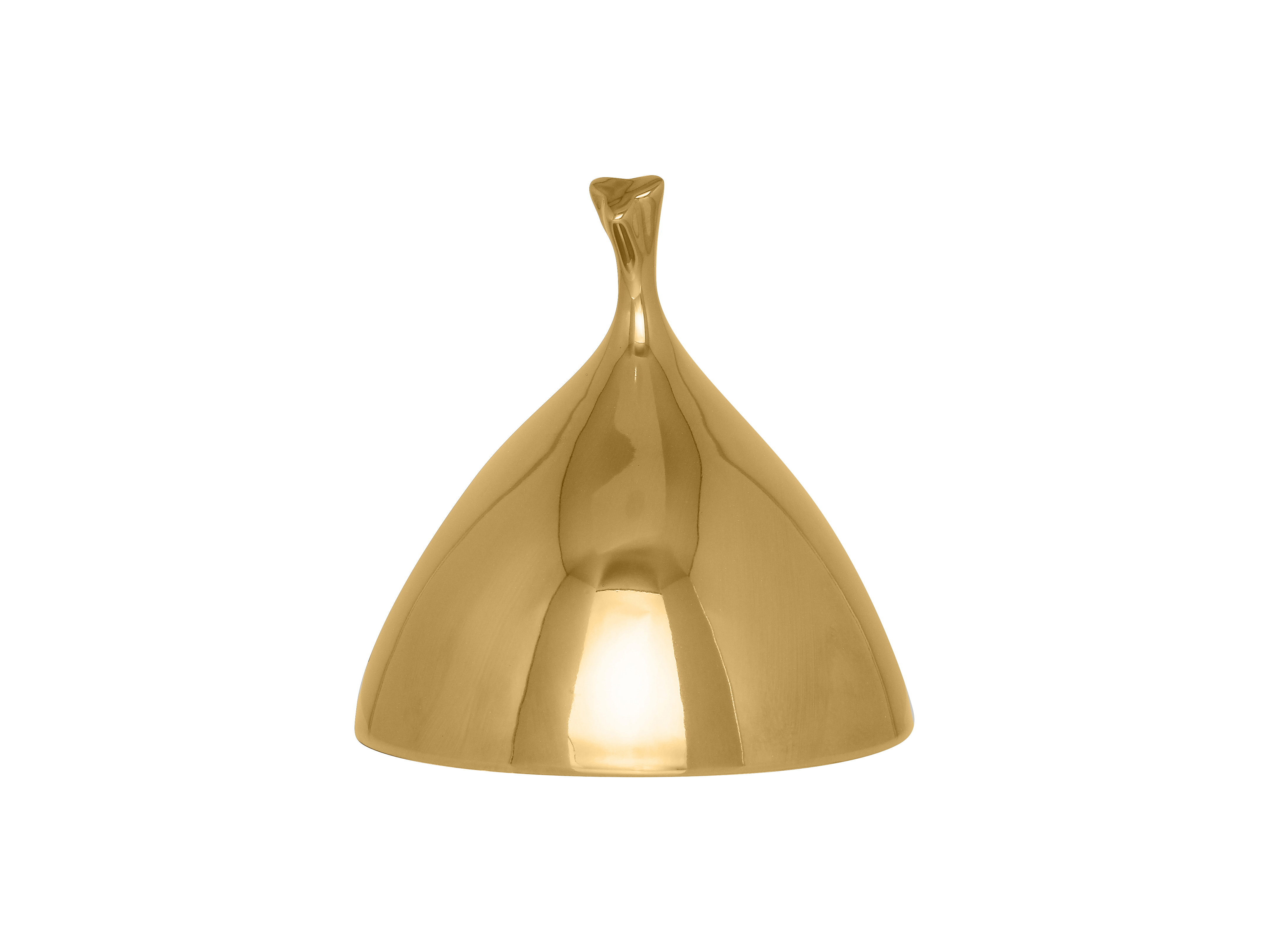 Cloche Klee Ø18cm H20,5cm HIDE gold