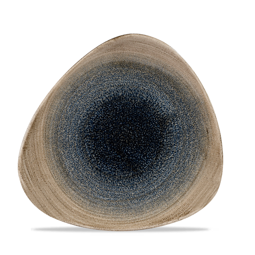 Teller dreieckig 19,2cm STONECAST AQUEOUS bayou