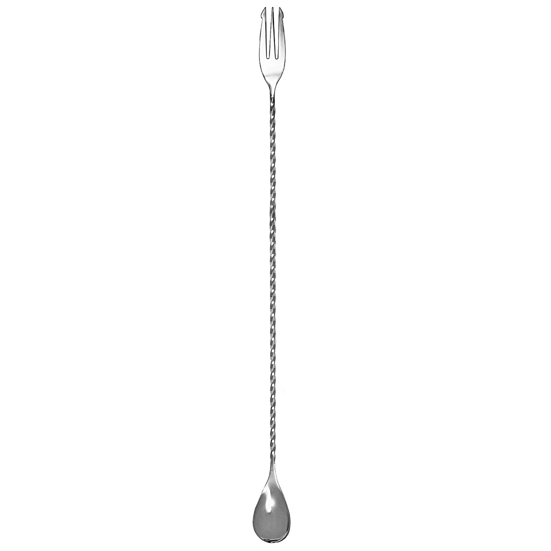 Barlöffel mit Gabel Edelstahl 40 cm