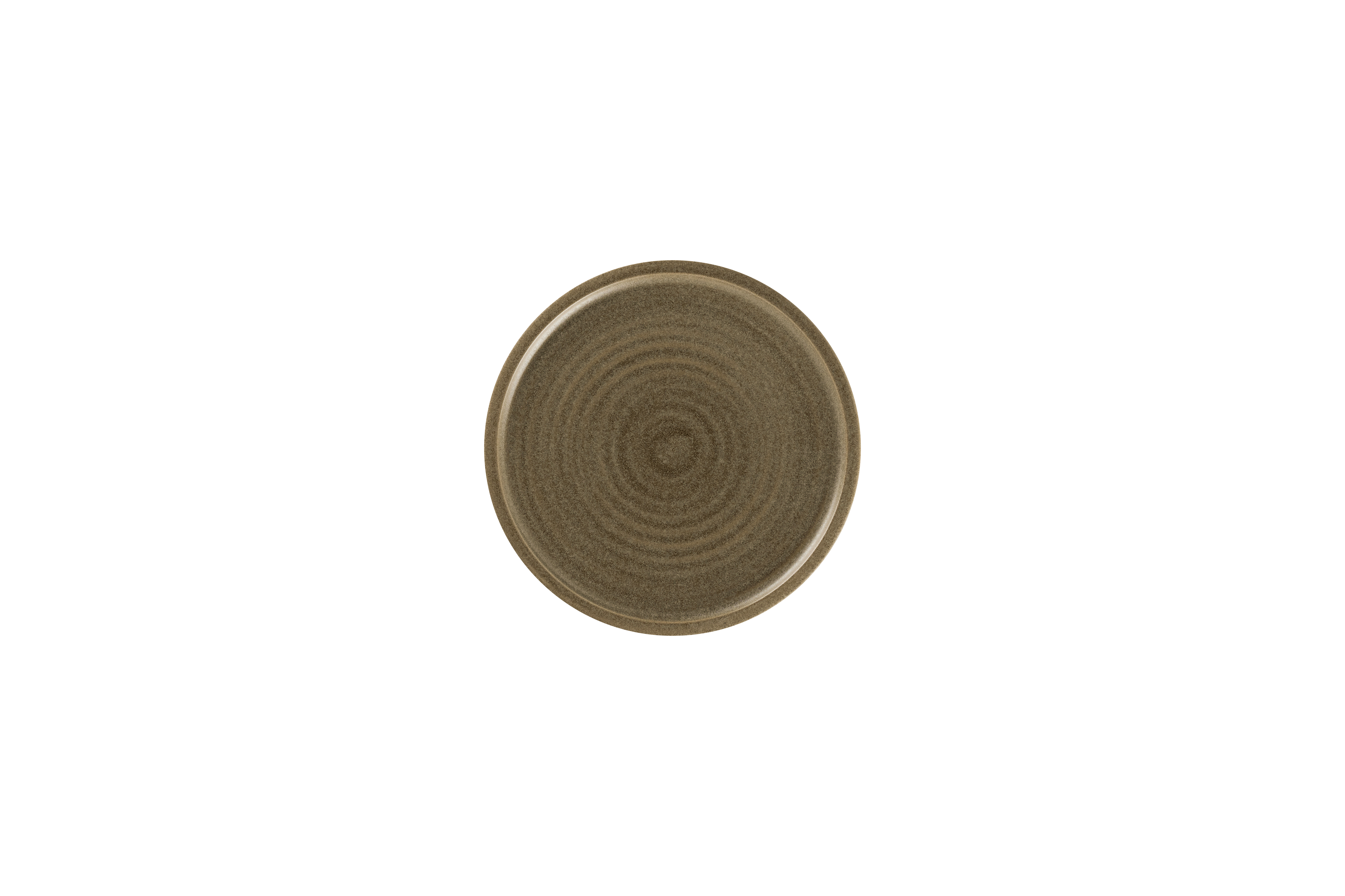 Teller flach coup Ø16,2cm H2cm 0 EASE SELVA dark brown