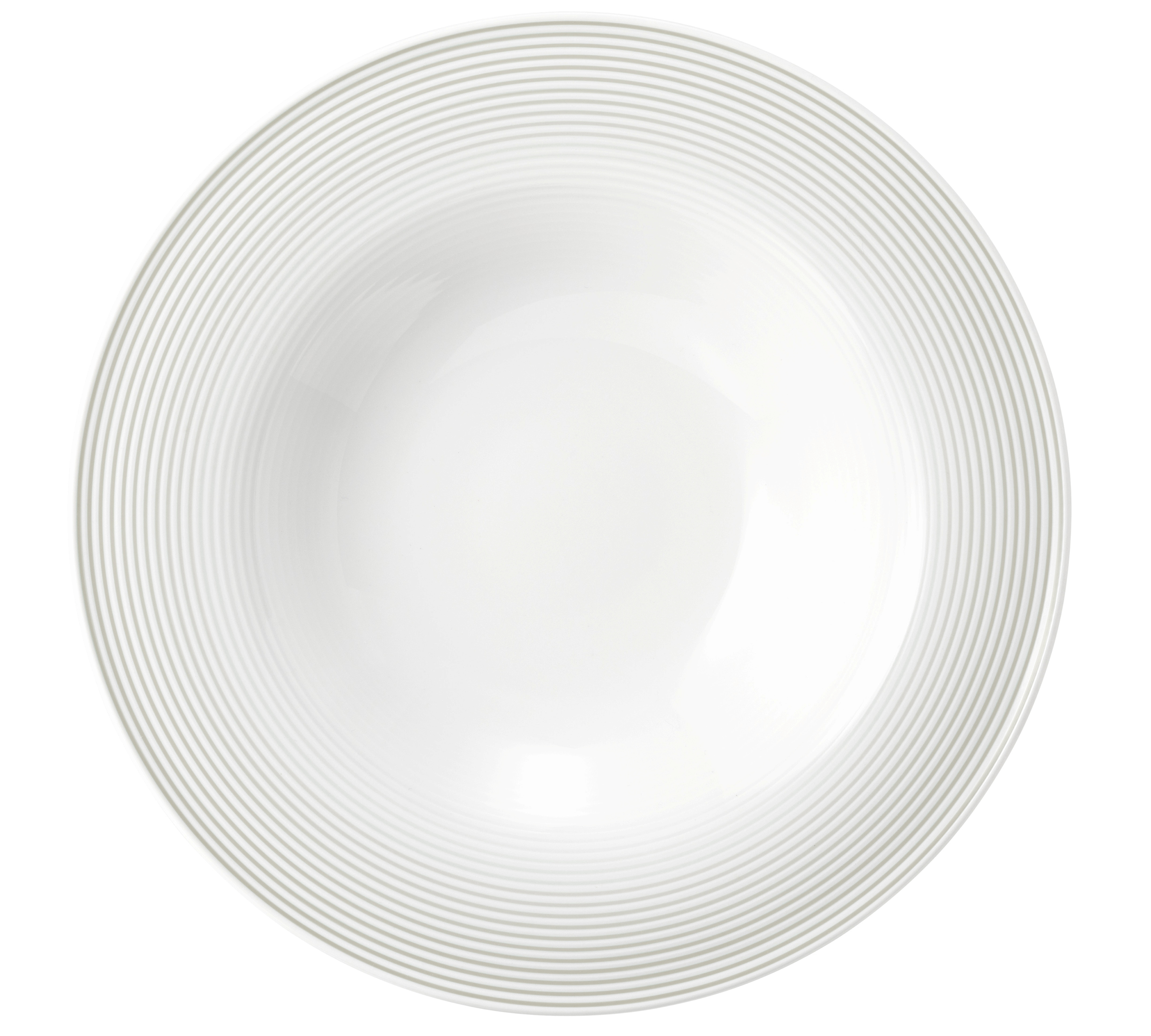 Pastateller rund mit Relief tief 30cm BLUES perlgrau