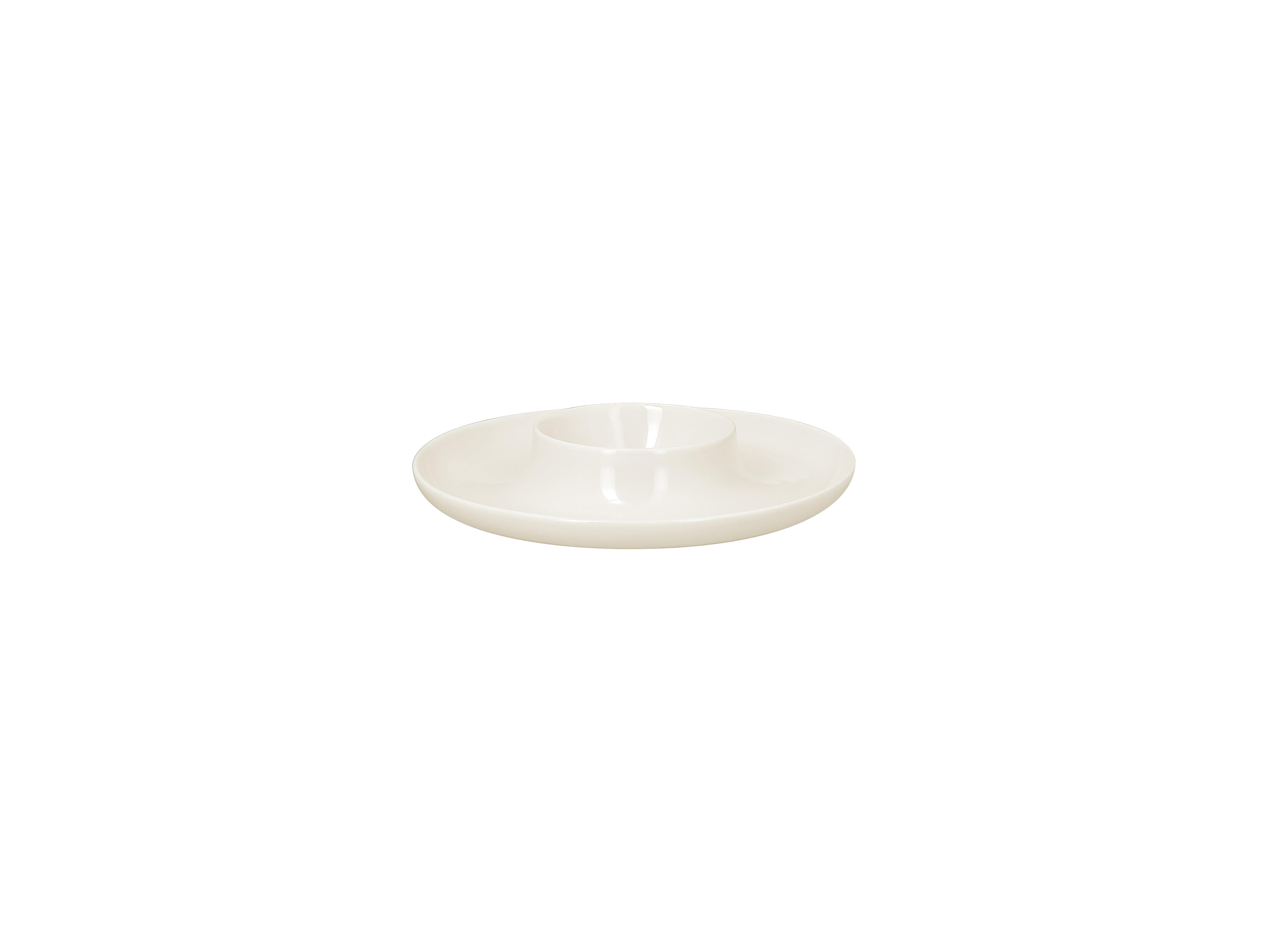 Teller mit Mittelteil tief Ø18,9cm H3,4cm 0,11L ASHORE white