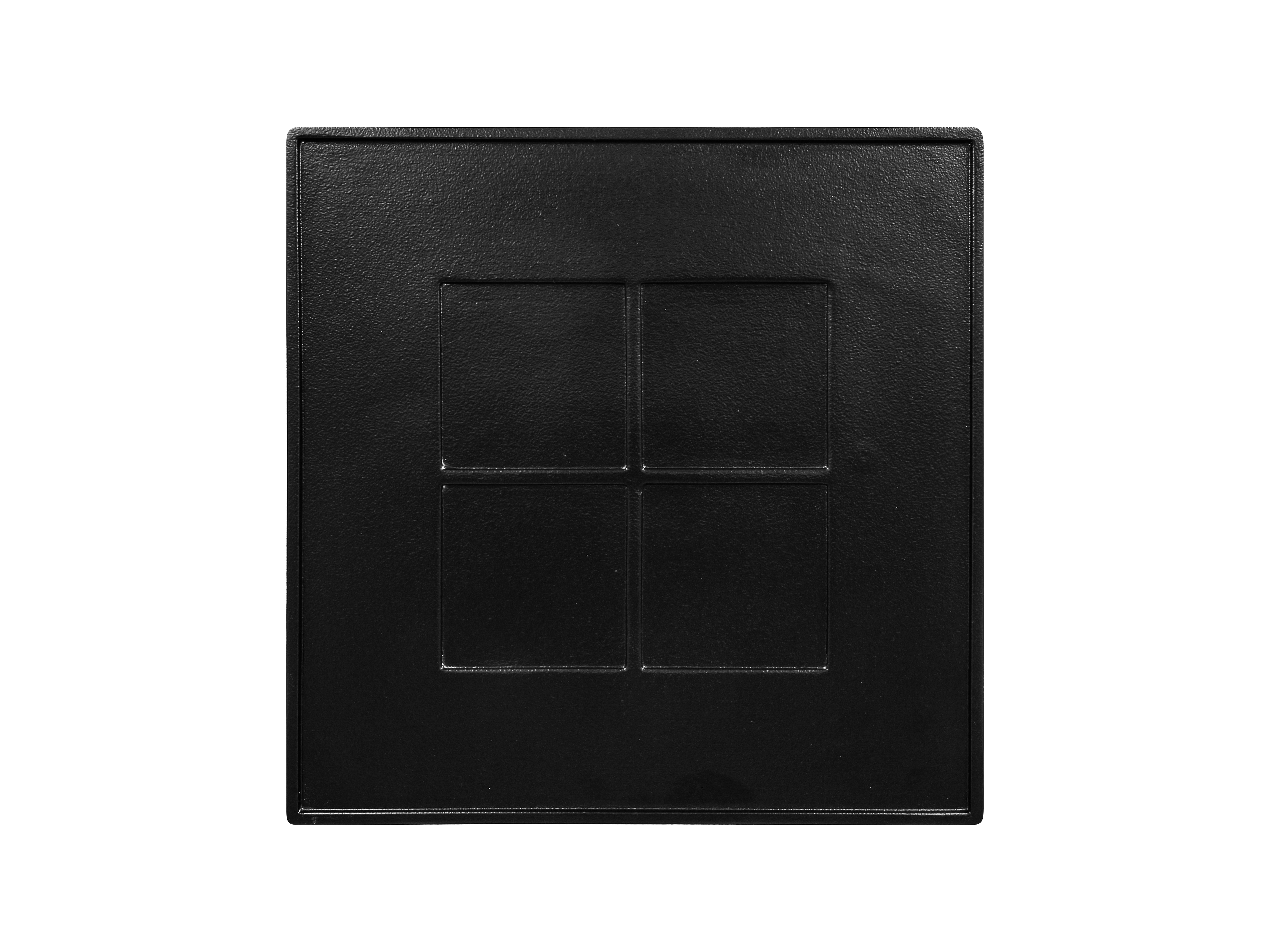 Platte eckig Amai 30x30x2cm SENSATION black