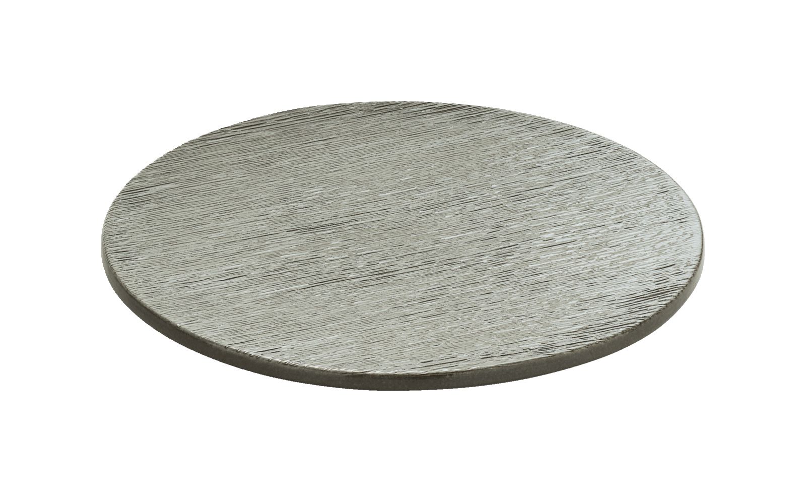 Teller flach rund coup Struktur 15cm BRUSH grau