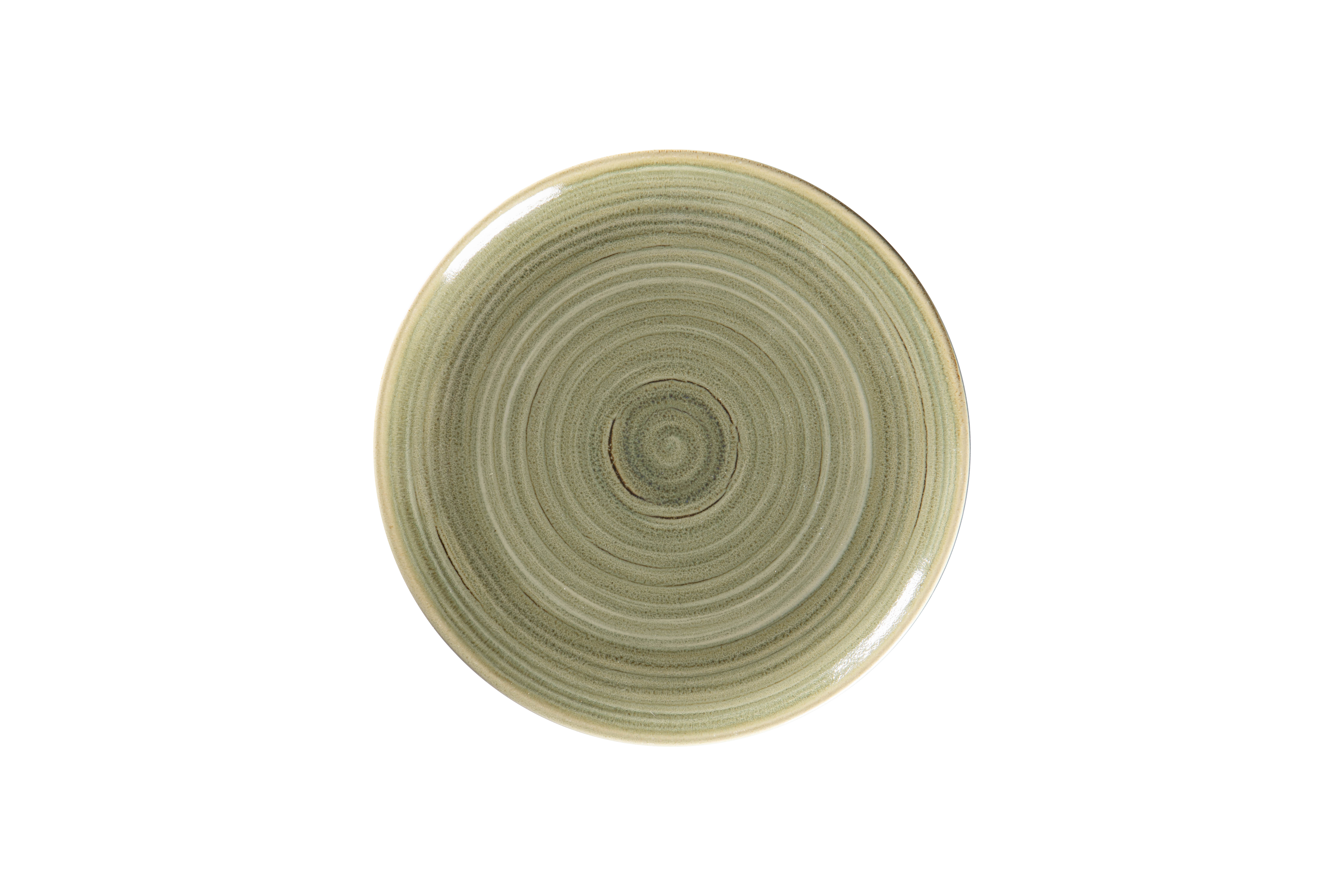 Teller coup 24cm RAKSTONE SPOT emerald green