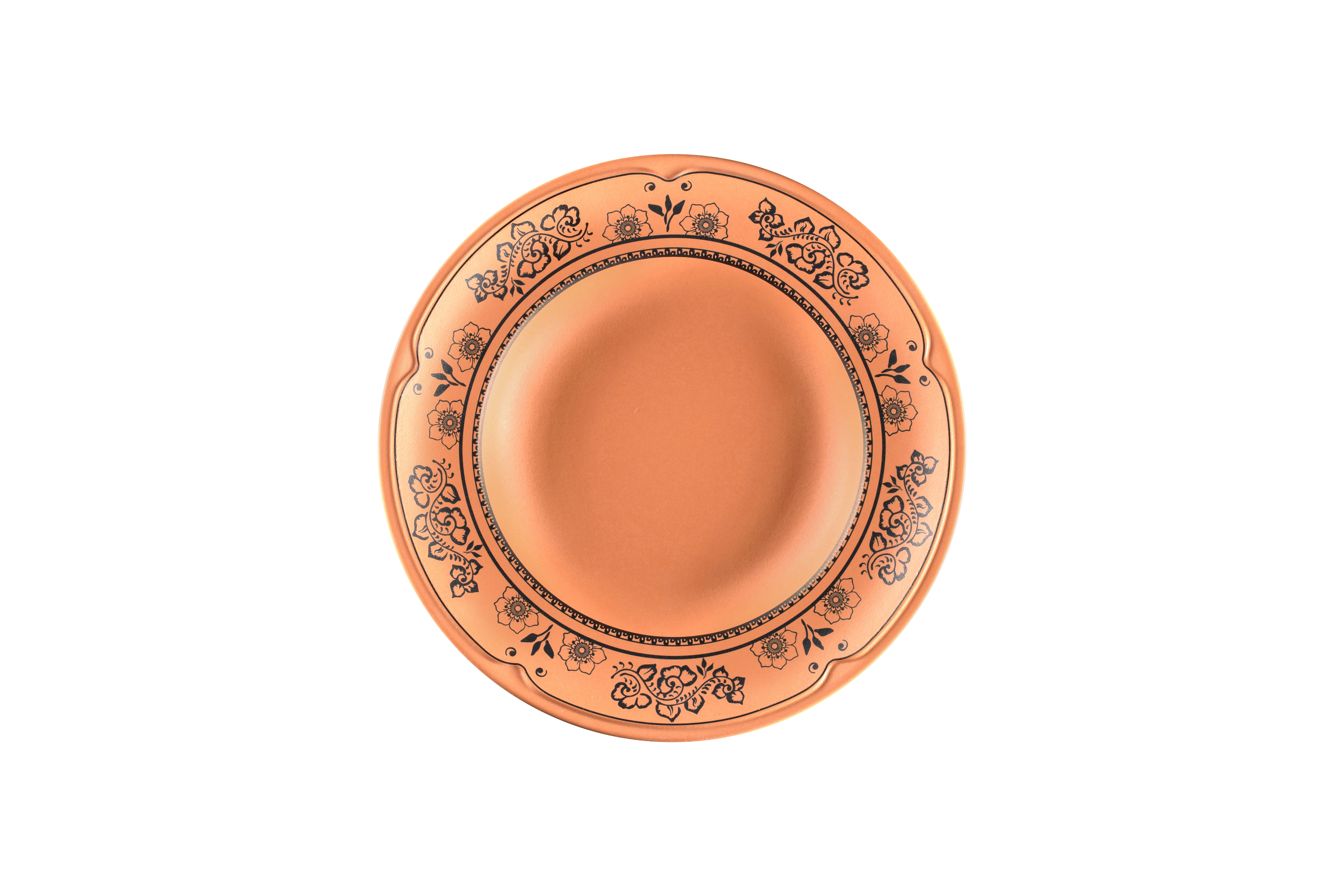 Teller tief Ø26cm H3,9cm 0,34L TERO ALEXANDRIA decorated terracotta