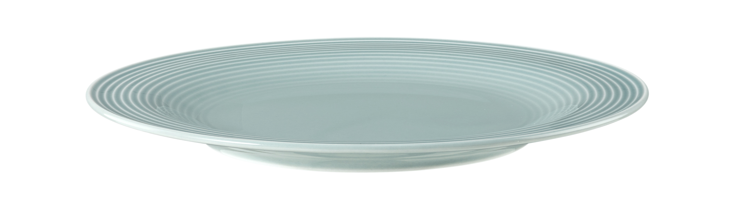 Teller rund mit Relief rund 23cm BEAT arktisblau