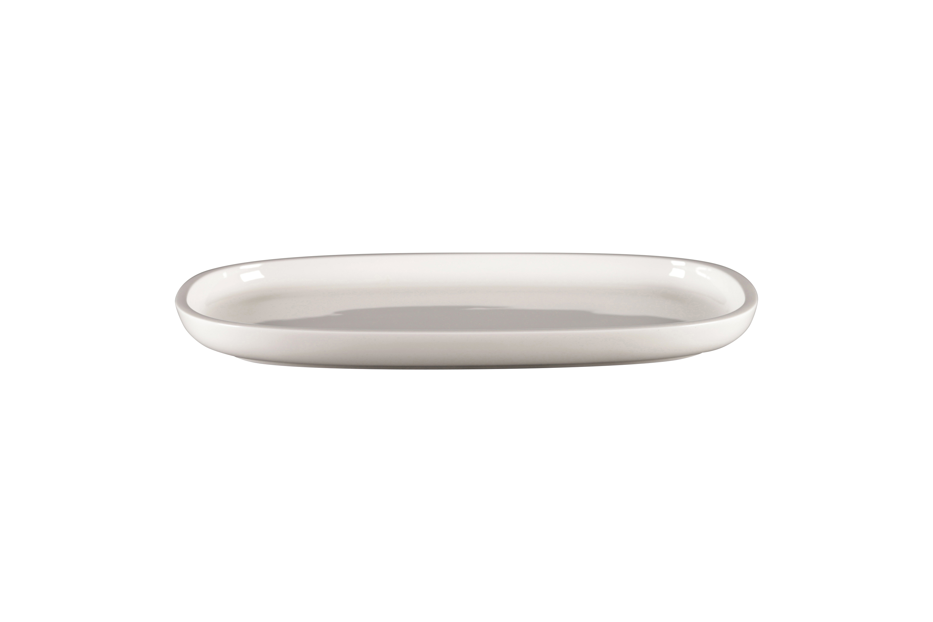 Platte oval 30,2x20x2,5cm RAKSTONE EASE white