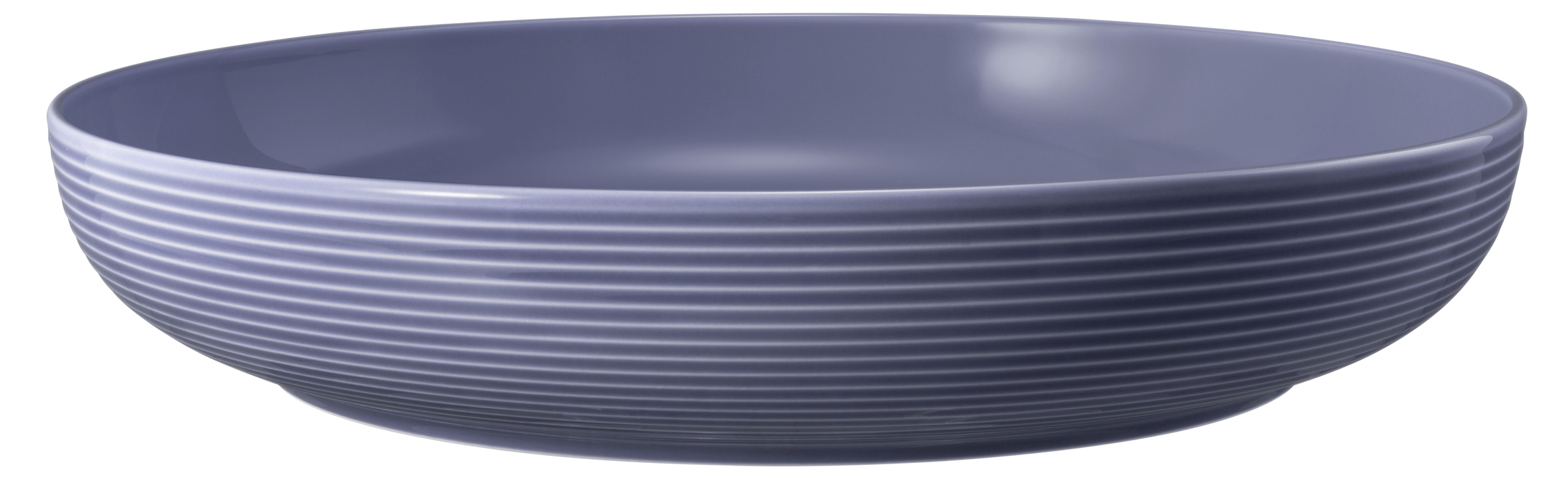 Teller rund mit Relief tief coup 28cm BEAT fliederblau