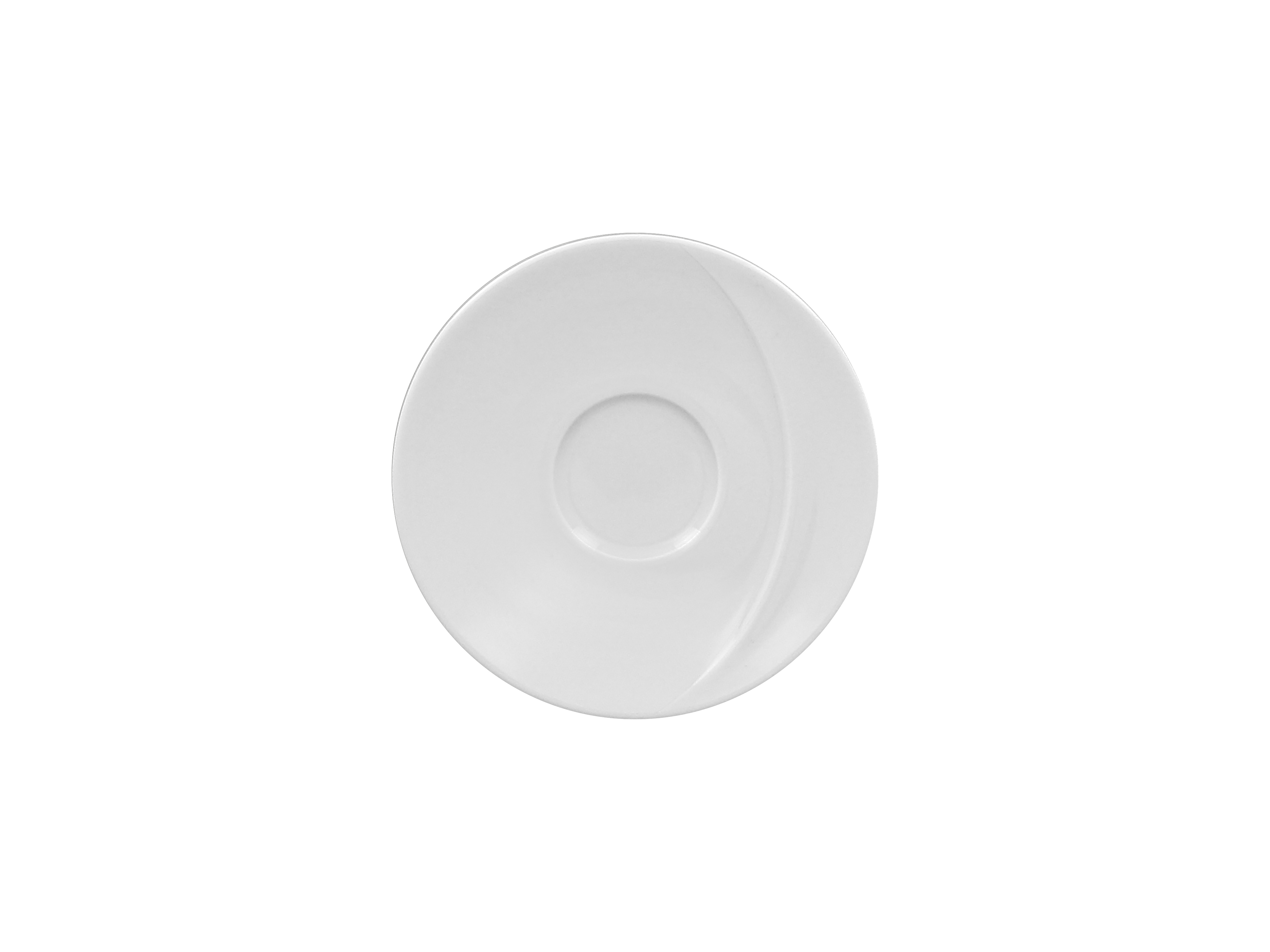 Milchkaffeeuntertasse Ø19cm H2cm MOON white