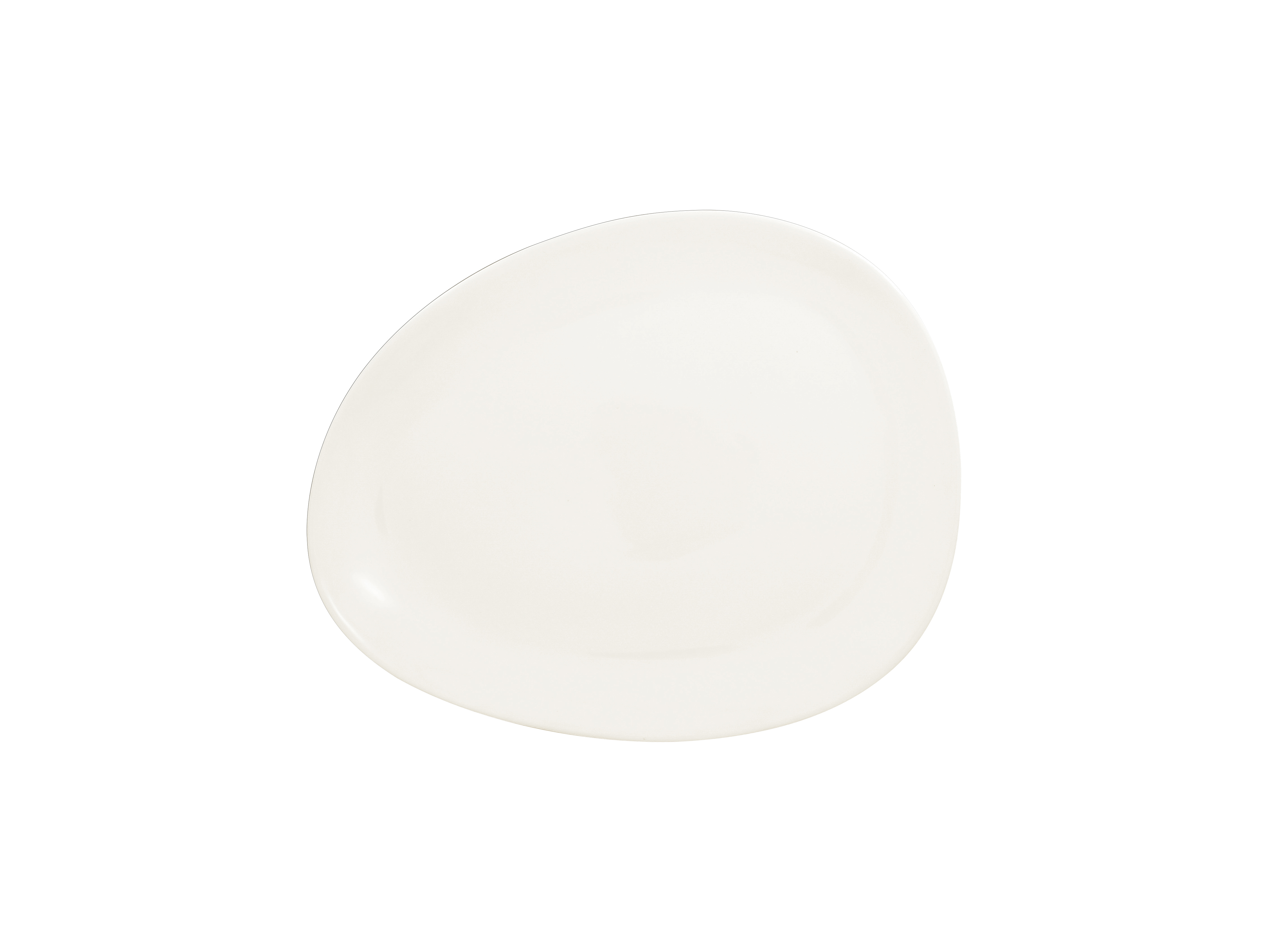 Teller 27x21,5cm SUGGESTIONS SHAPED white