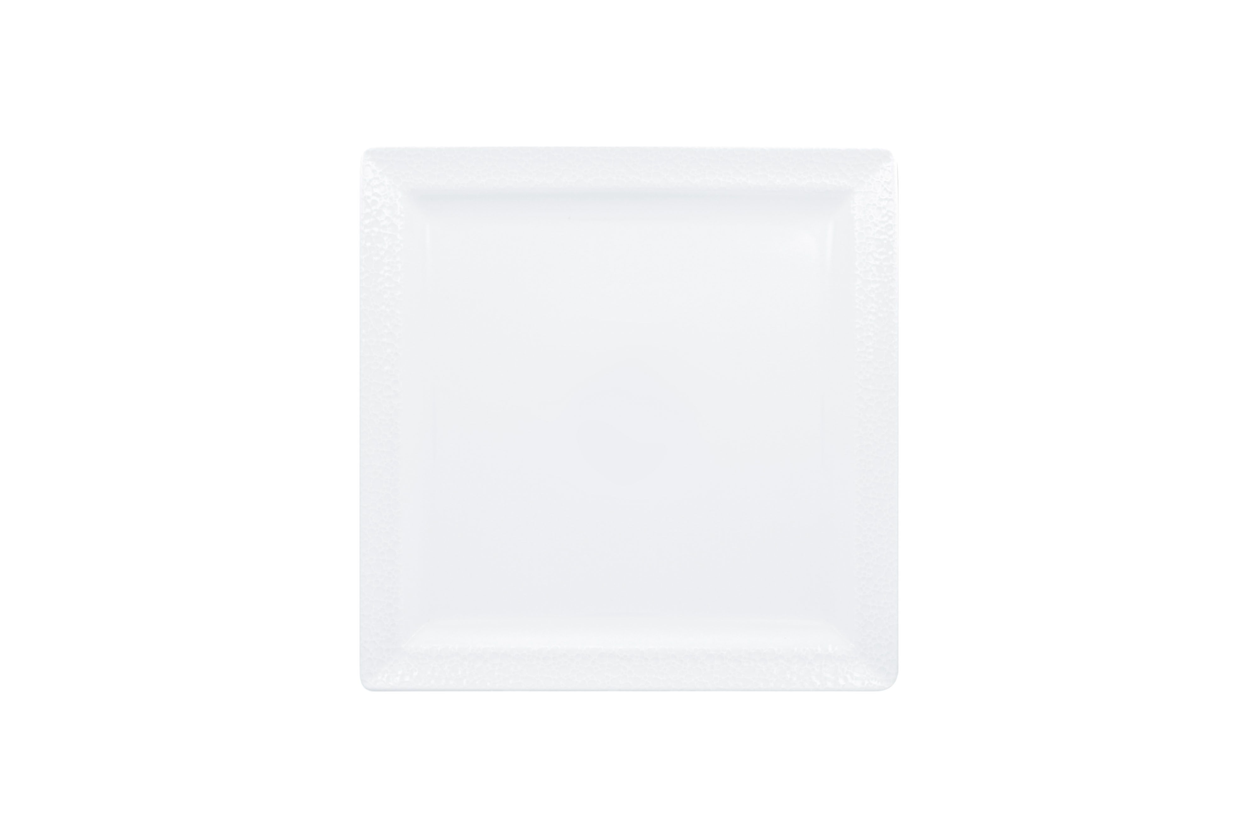 Teller flach quadratisch 27,5x27,5x2,3cm CHARM white