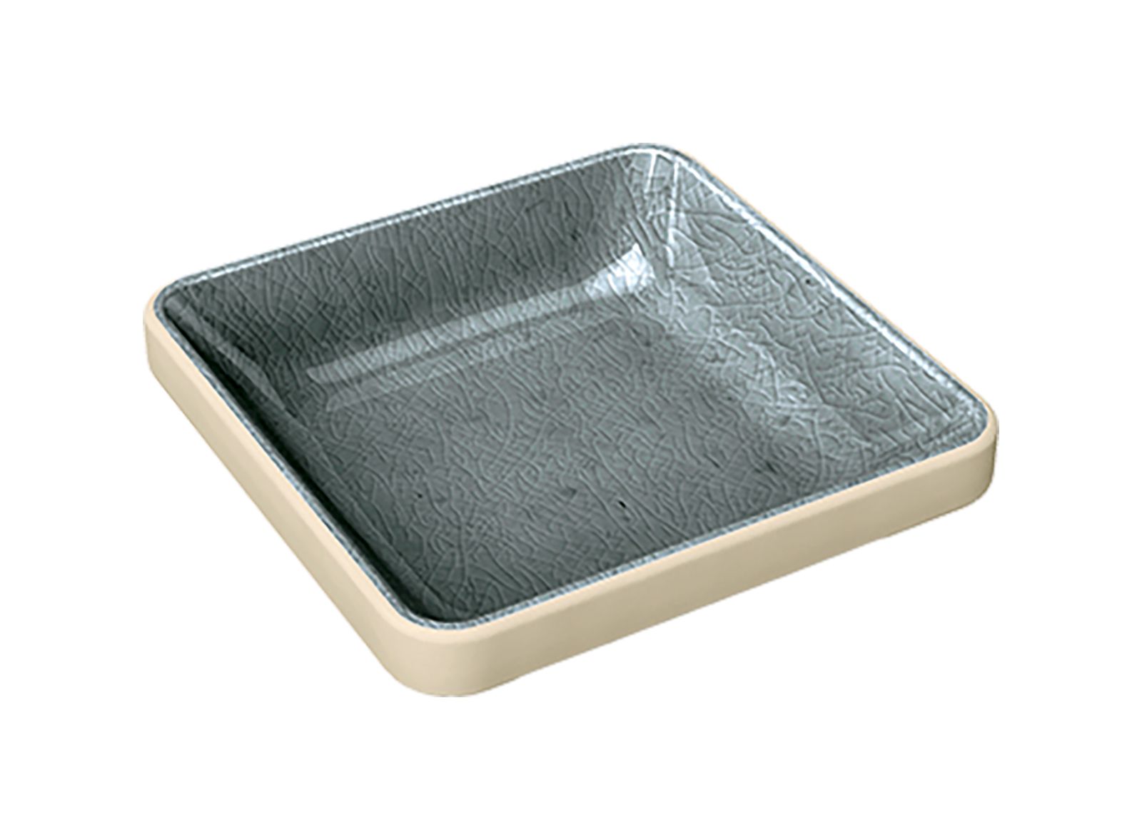 Schale quadr. stapelbar 9x9cm 0,08l NARA grau