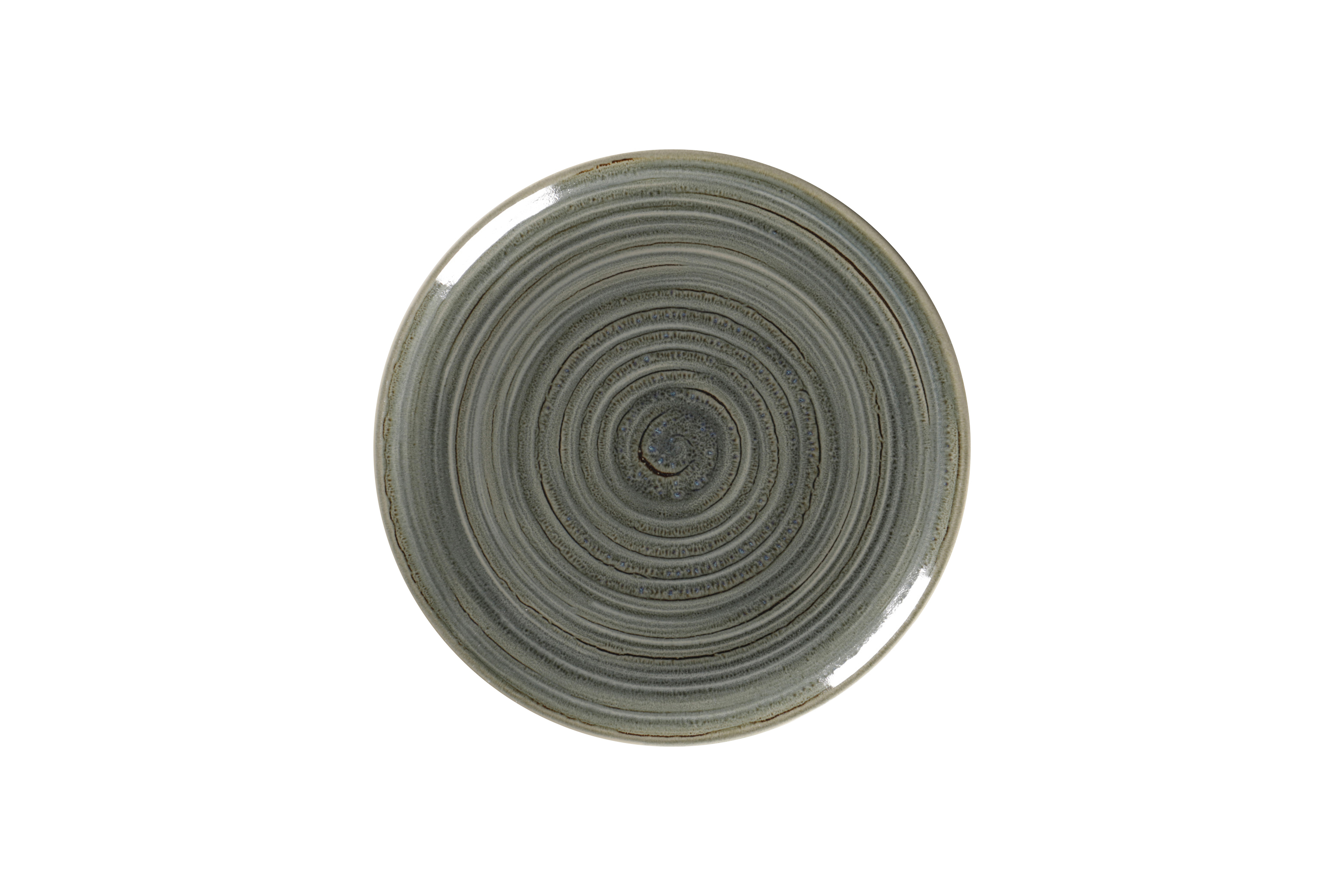 Teller coup 24cm RAKSTONE SPOT peridot green