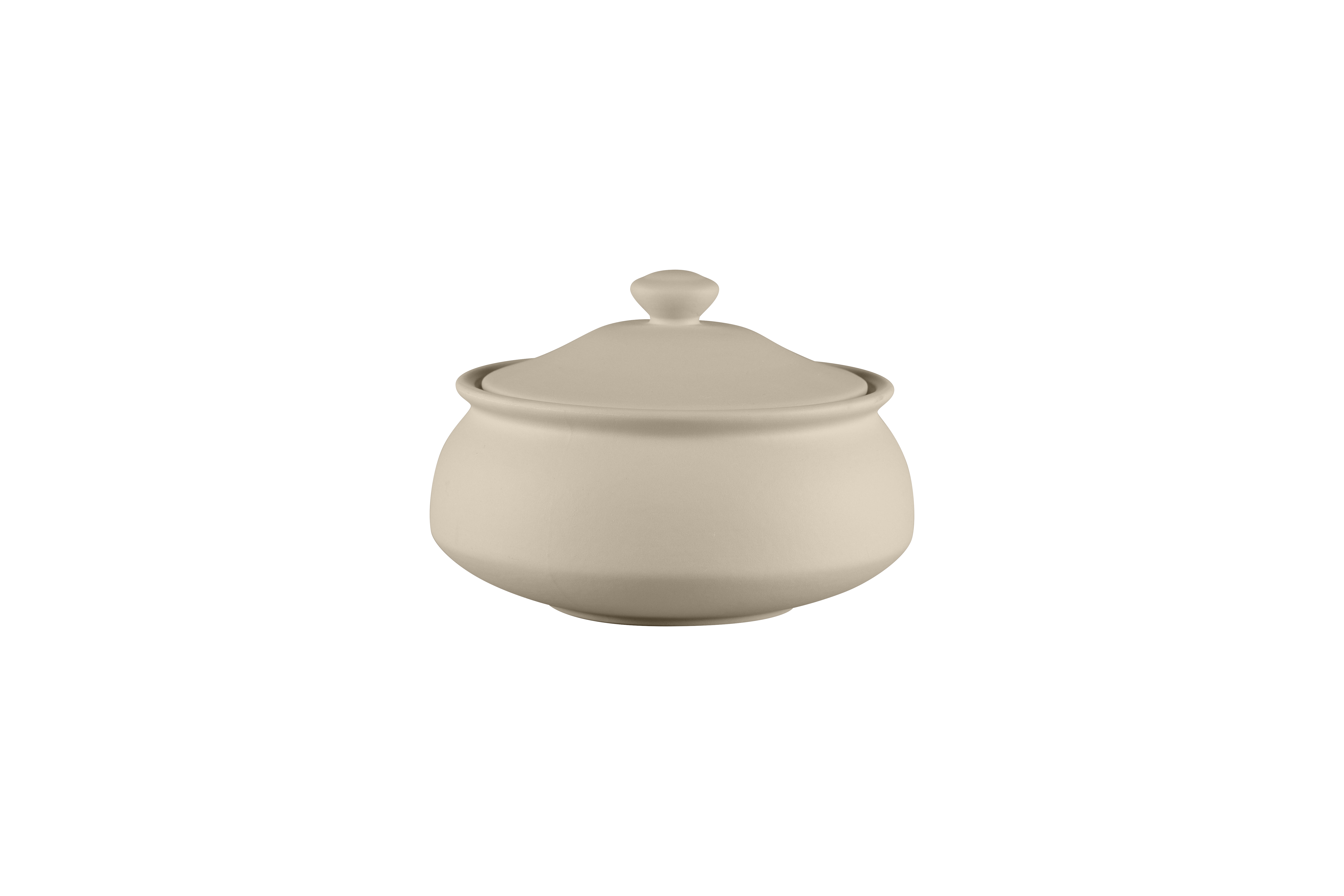 Schale Handi mit Deckel Epura Ø18,5cm H13,3cm 1,49L BAANTNA ARGILA PRIMA decorated grey