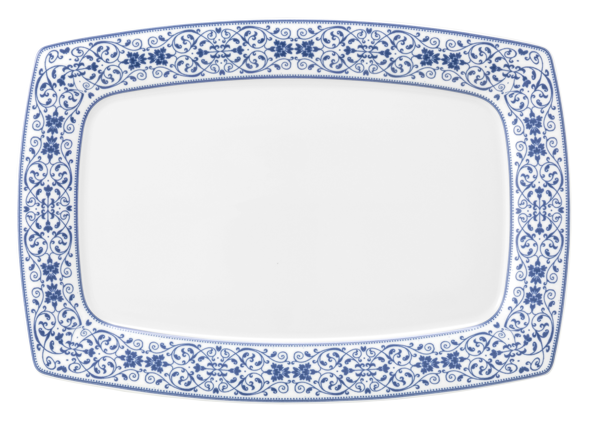 Teller rechteckig rechteckig 35x24,5cm SAVOY grand blue