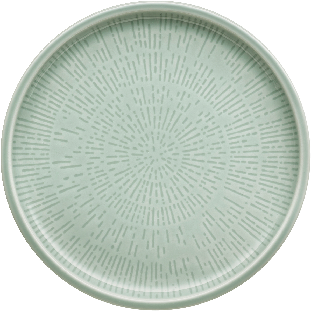 Teller flach rund coup Struktur 17cm SHIRO GLAZE FROST