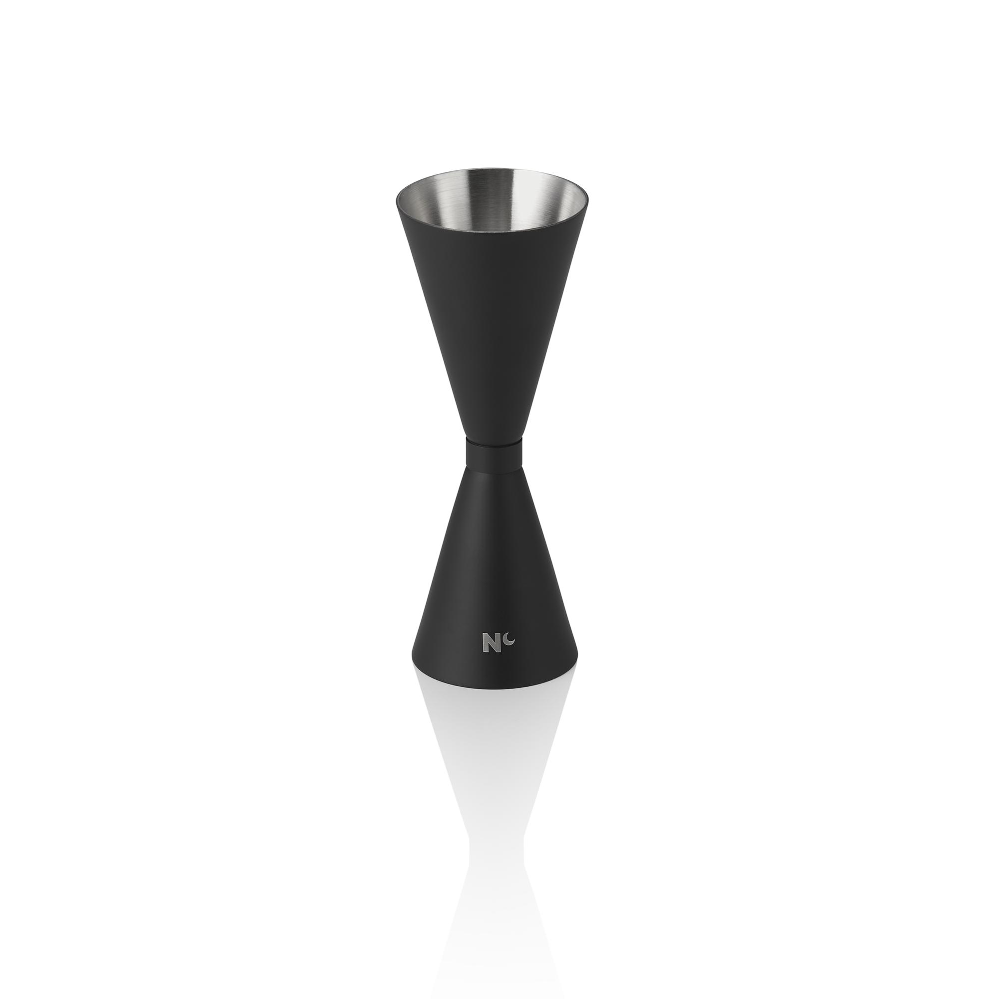Slim Jigger 5cl Ø4,5cm H12cm NOCTURN 18/8 schwarz matt