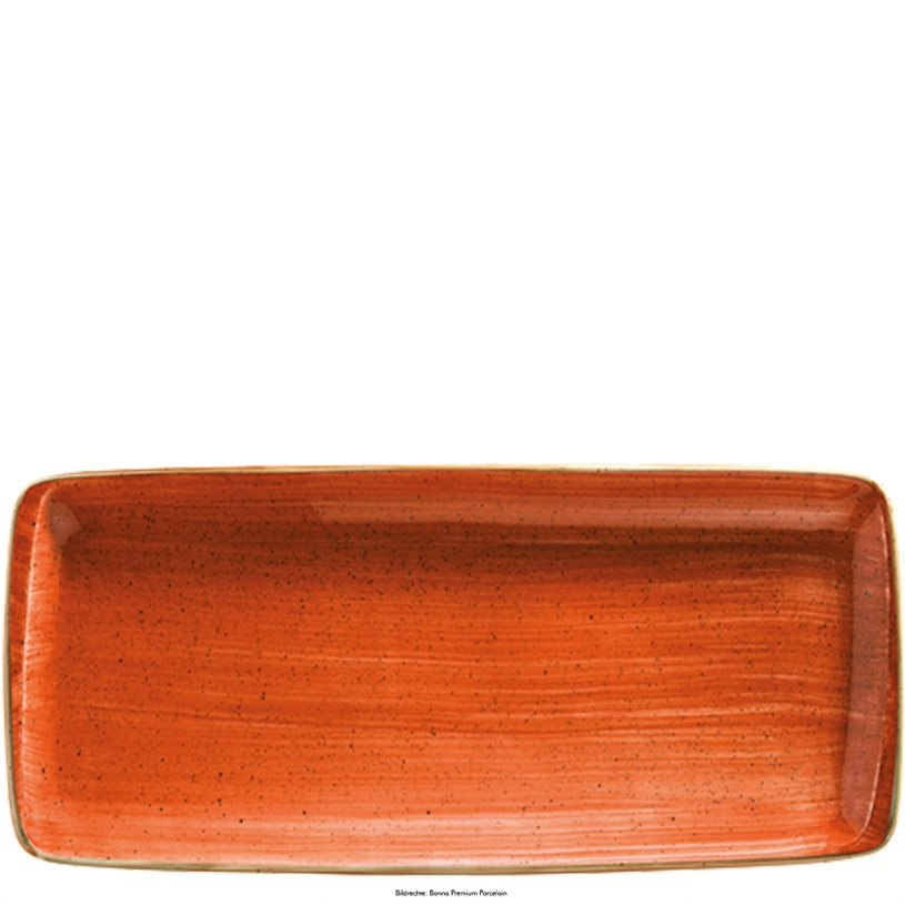 Platte 48 x 16cm AURA TERRACOTTA MOOVE