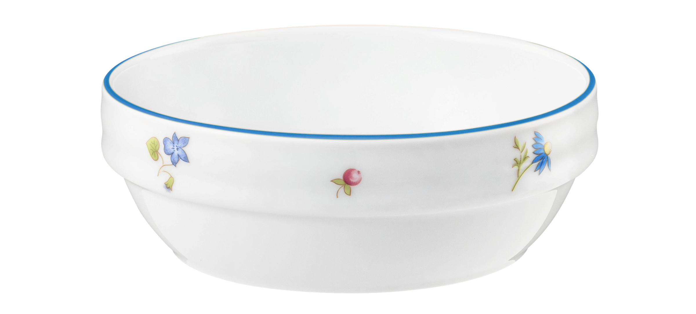 Schale rund rund 12cm COMMUNITY streublume blaue linie