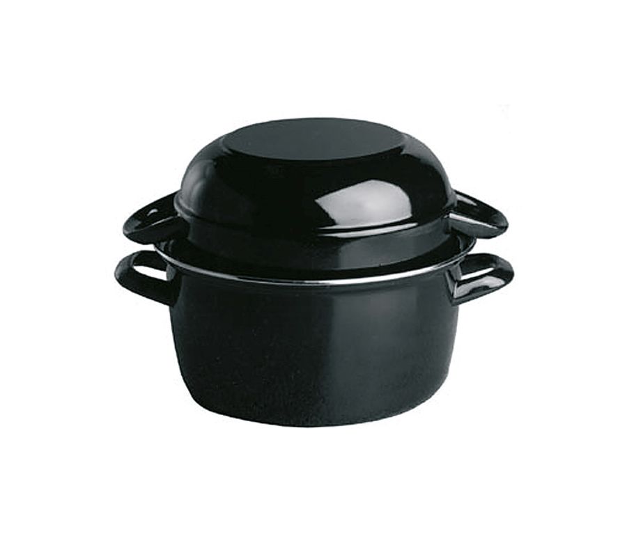 Servier-Muscheltopf für 0,5 kg D:13,5cm 0,75l