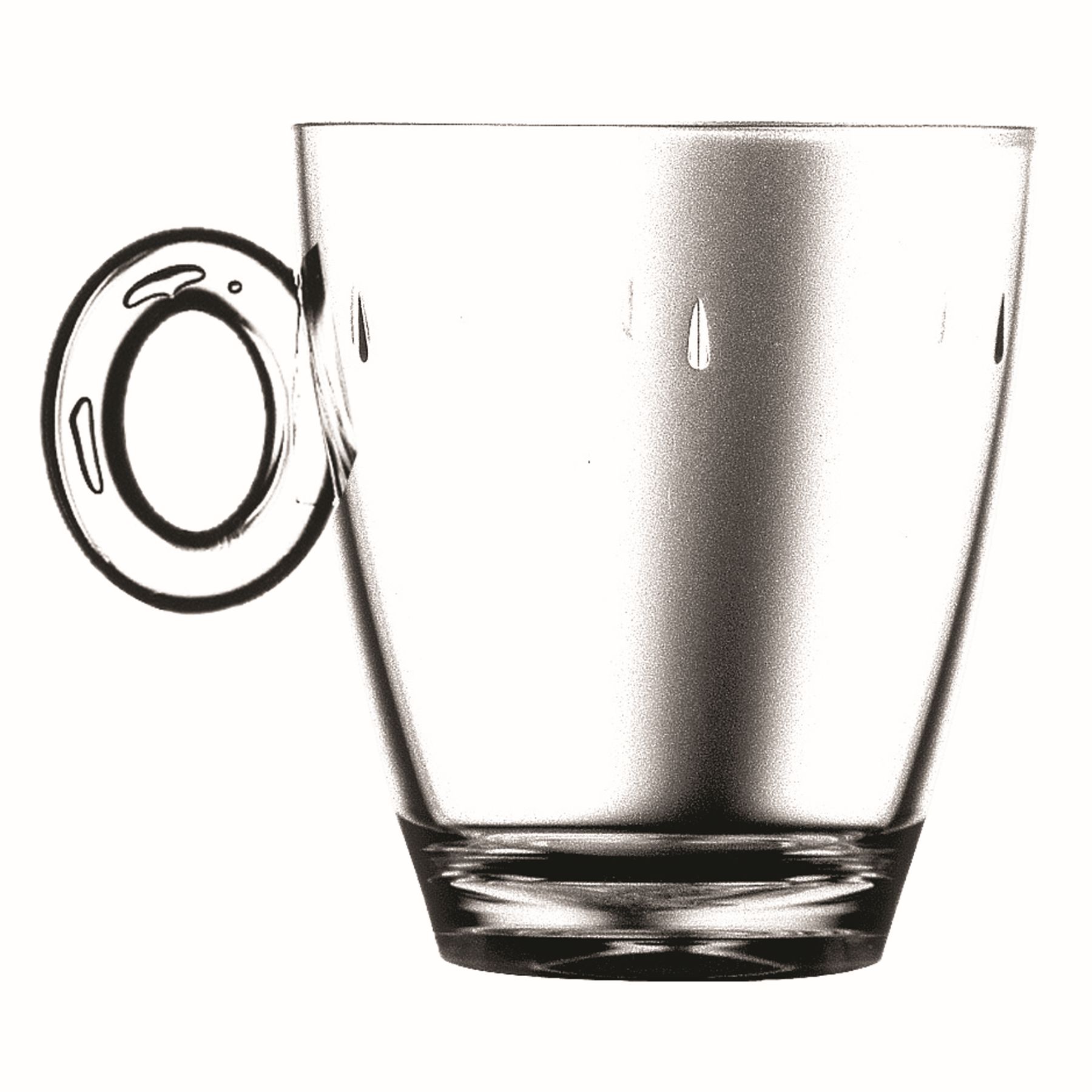 Henkelbecher 0,33l PC transparent UNO
