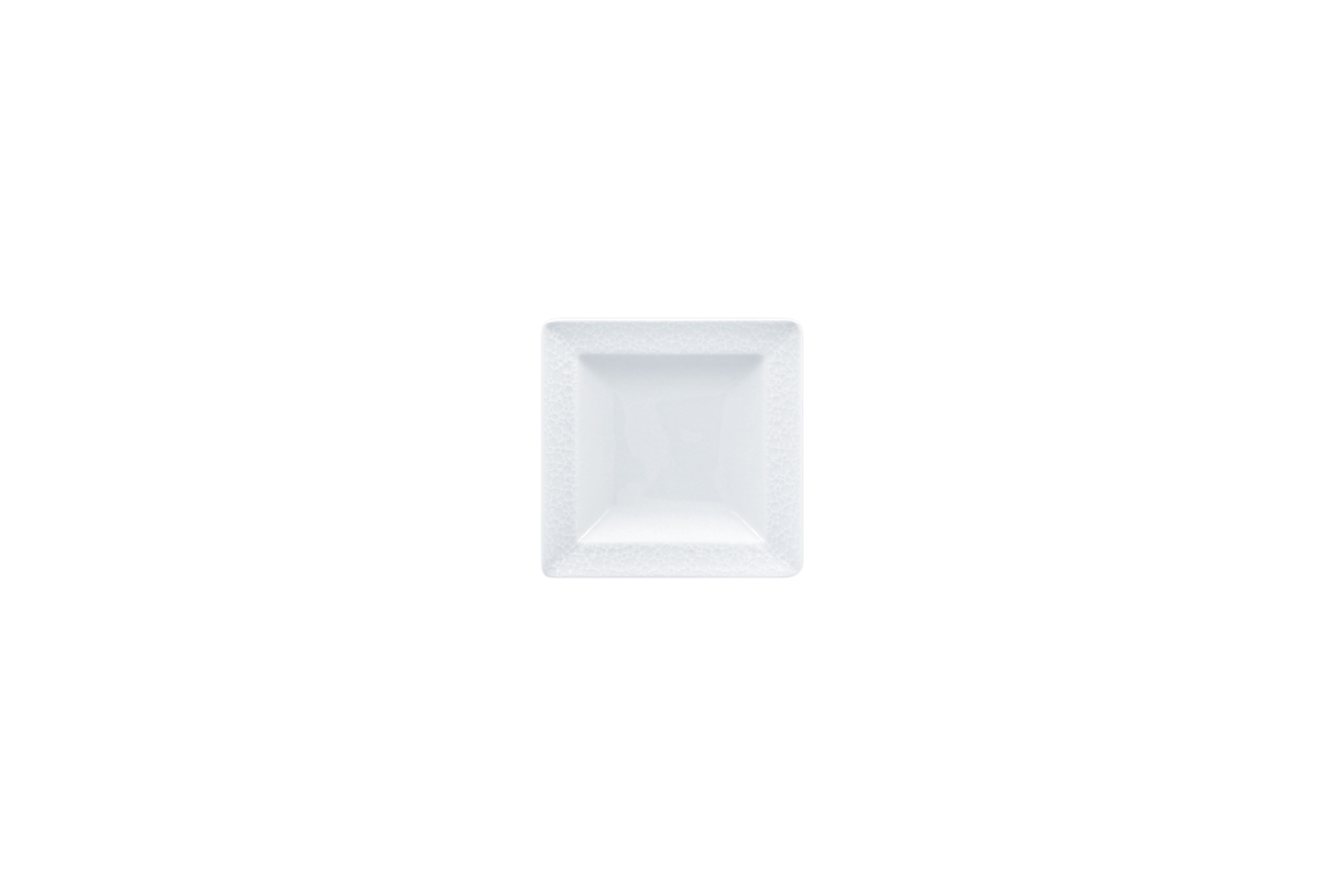 Teller flach quadratisch 12,4x12,4x2,2cm CHARM white