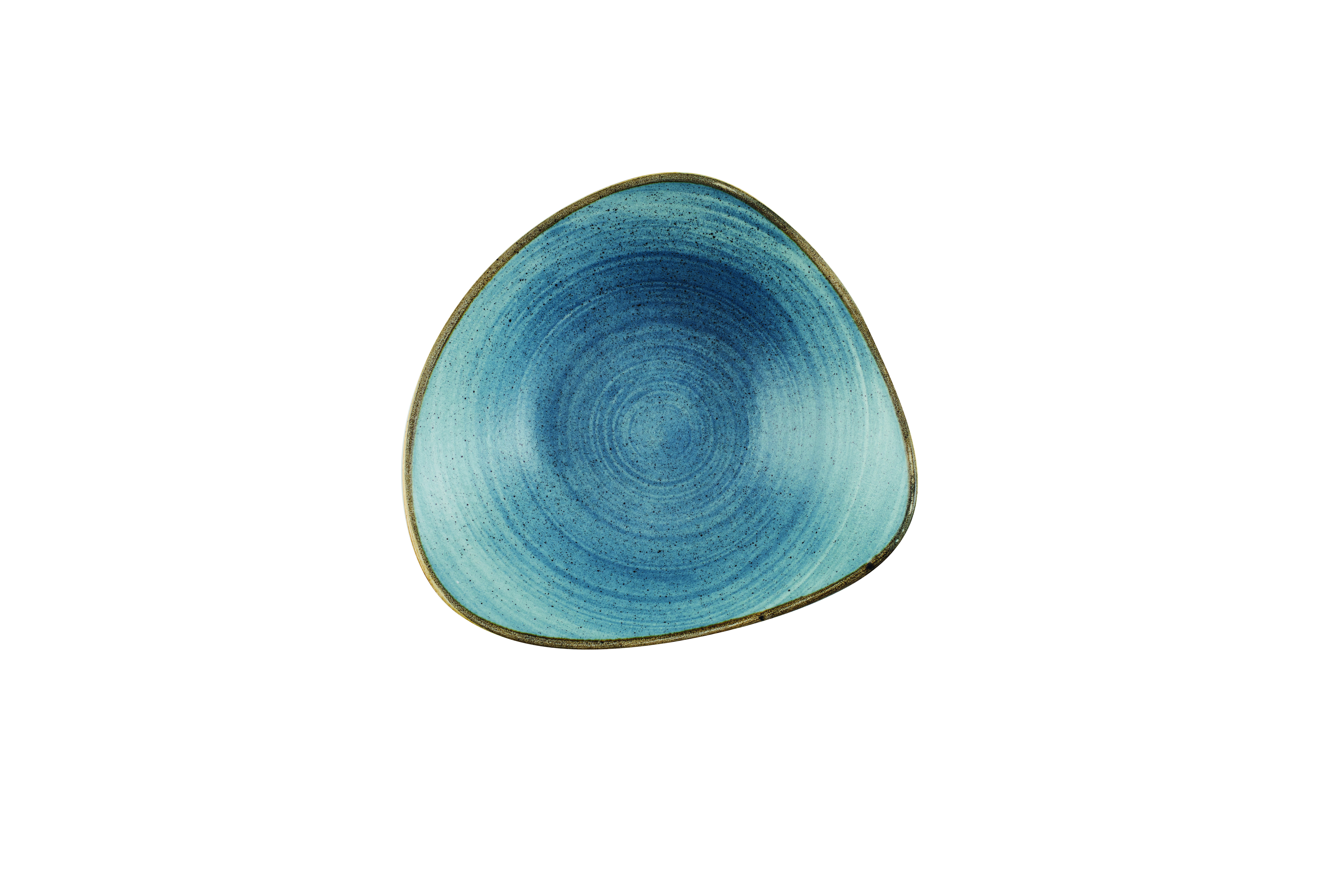 Schale dreieckig 23,5cm STONECAST RAW teal