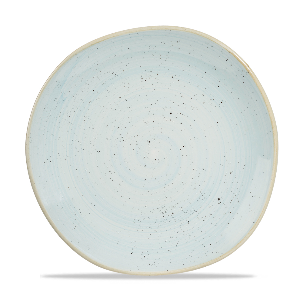 Teller flach Organic 26,4cm STONECAST duck egg
