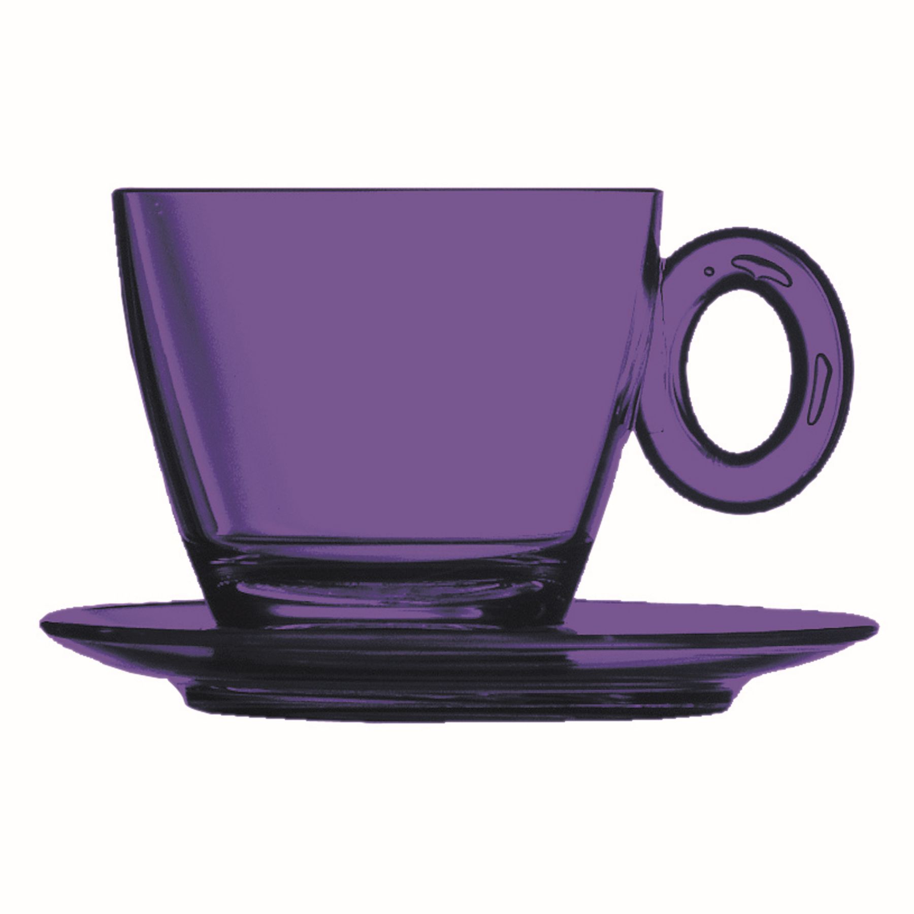 Milchkaffeetasse 0,27l PC AMTHIST UNO