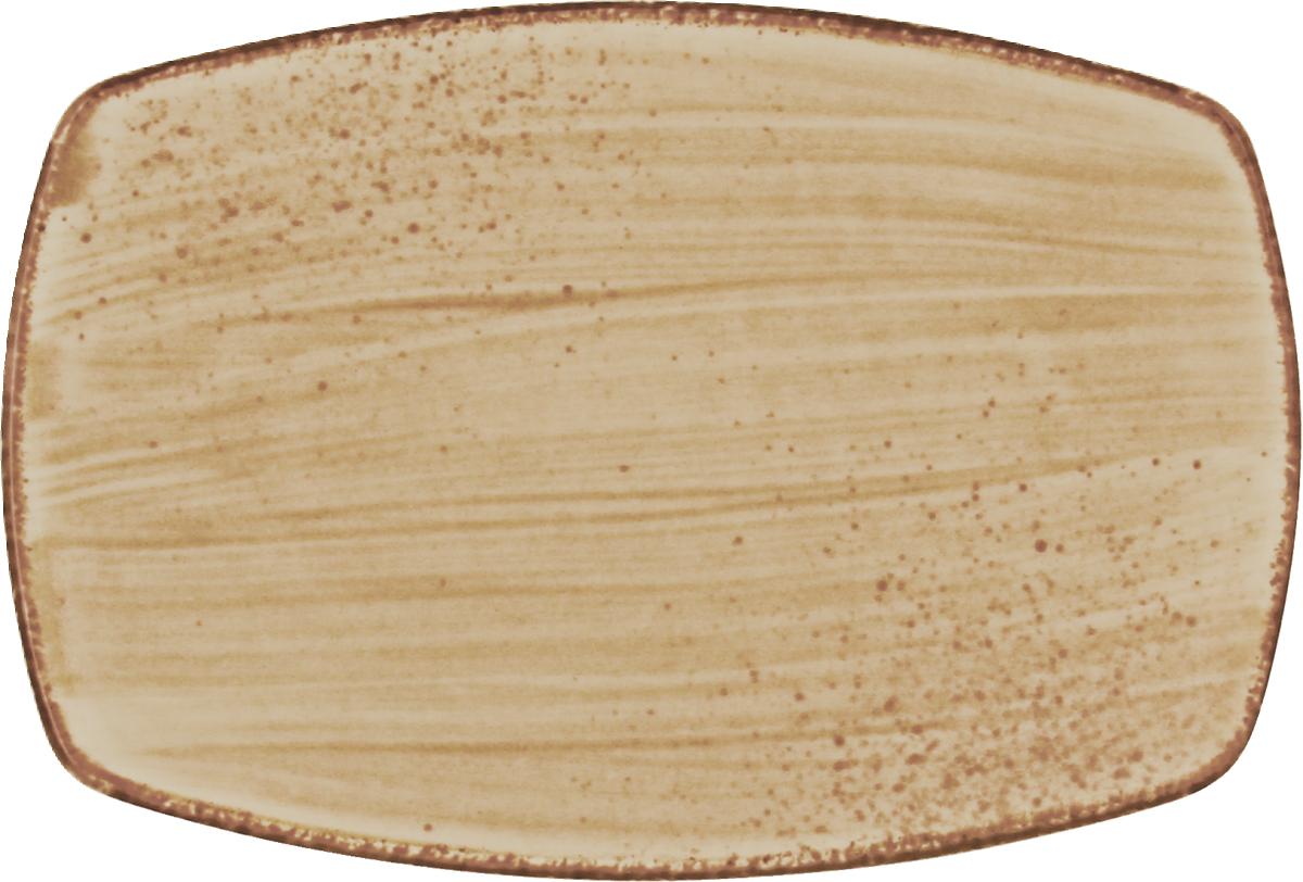 Platte rechteckig coup 14x9cm MODERN RUSTIC sand