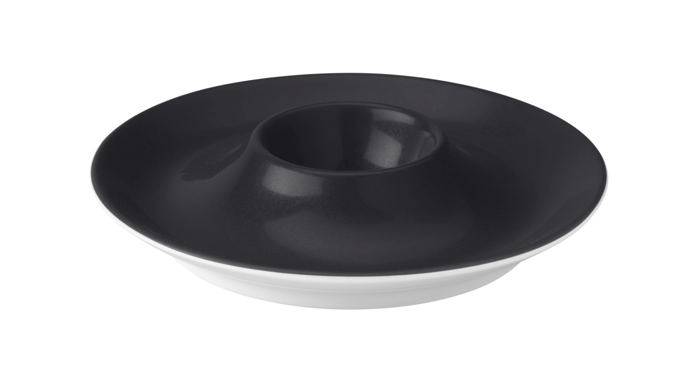 Eierbecher mit Ablage 12,5cm COUP FINE DINING schwarz