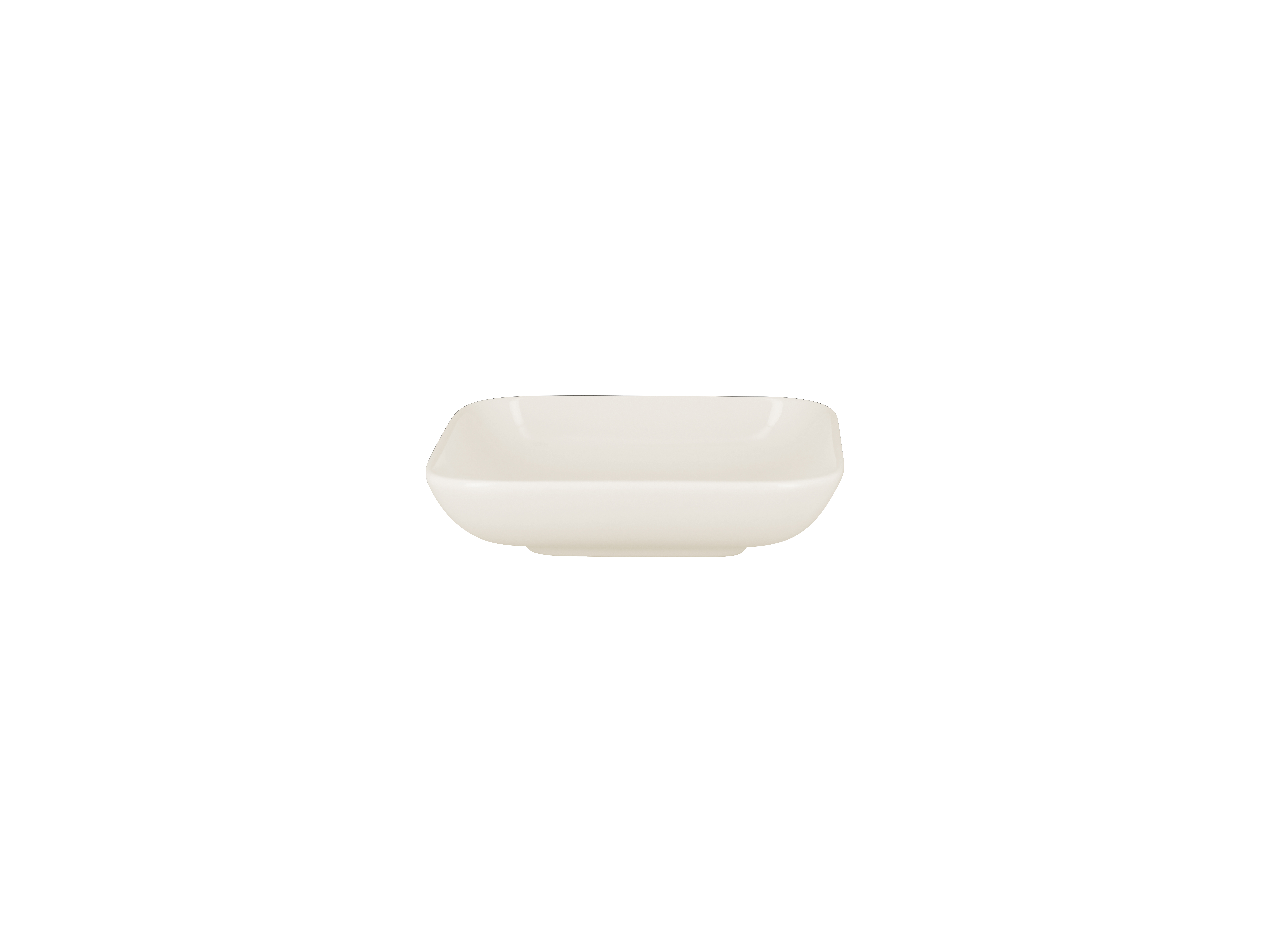 Schale eckig 15x15x3,5cm 0,37L AUREA white