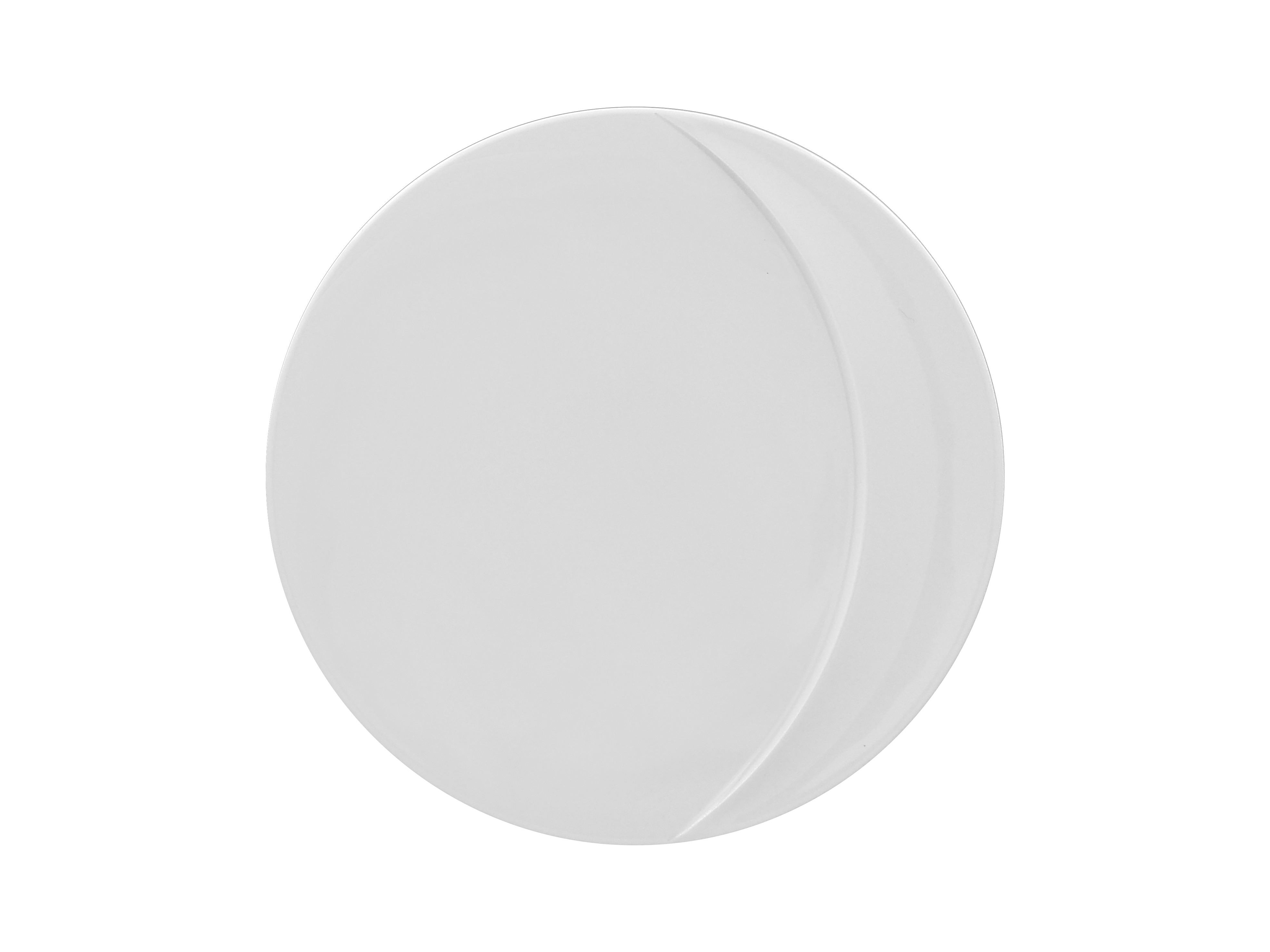 Teller flach Ø23,6cm H1,5cm MOON white