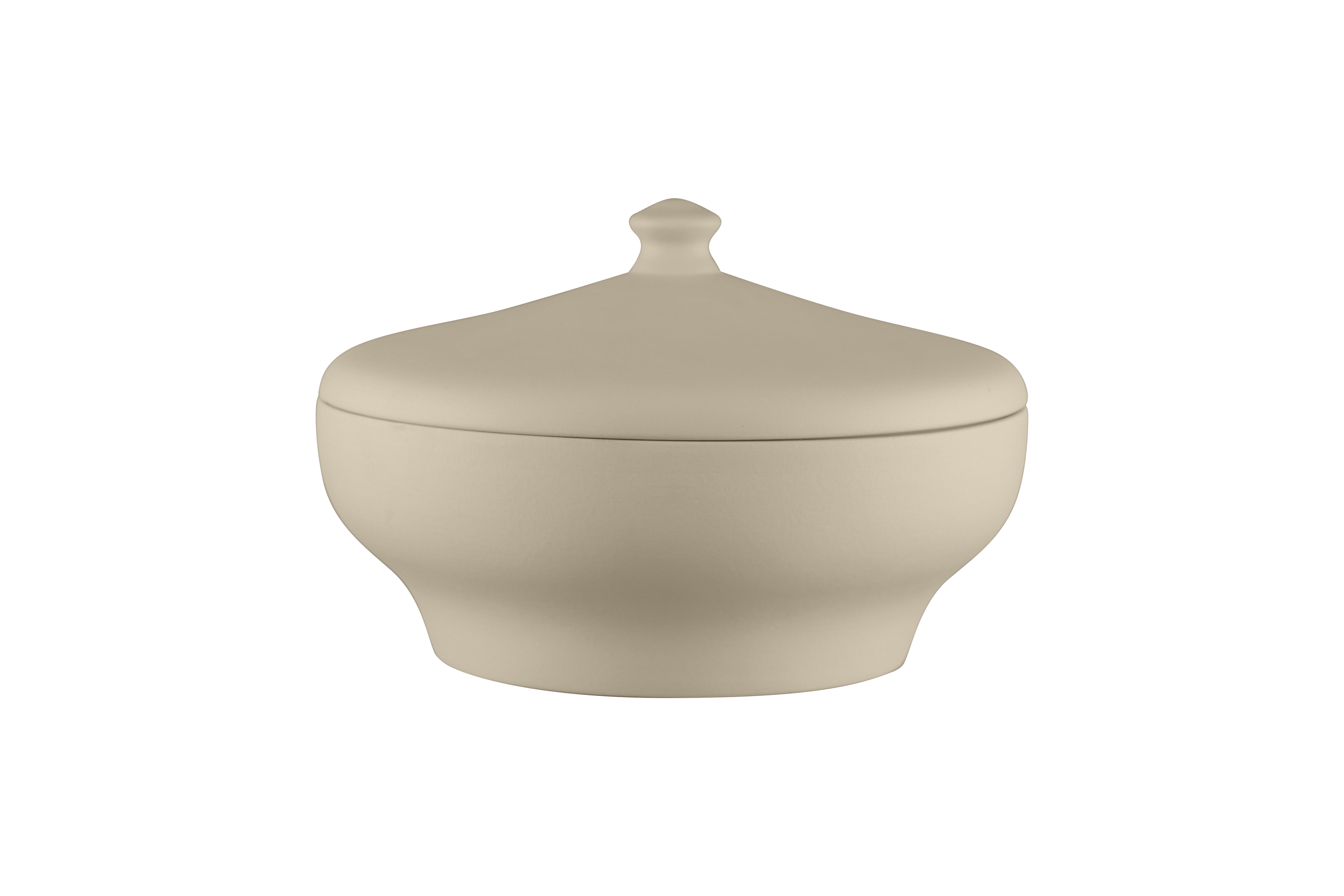 Suppenterrine mit Deckel Epura Ø27,2cm H18,2cm 3,45L BAANTNA ARGILA PRIMA decorated grey