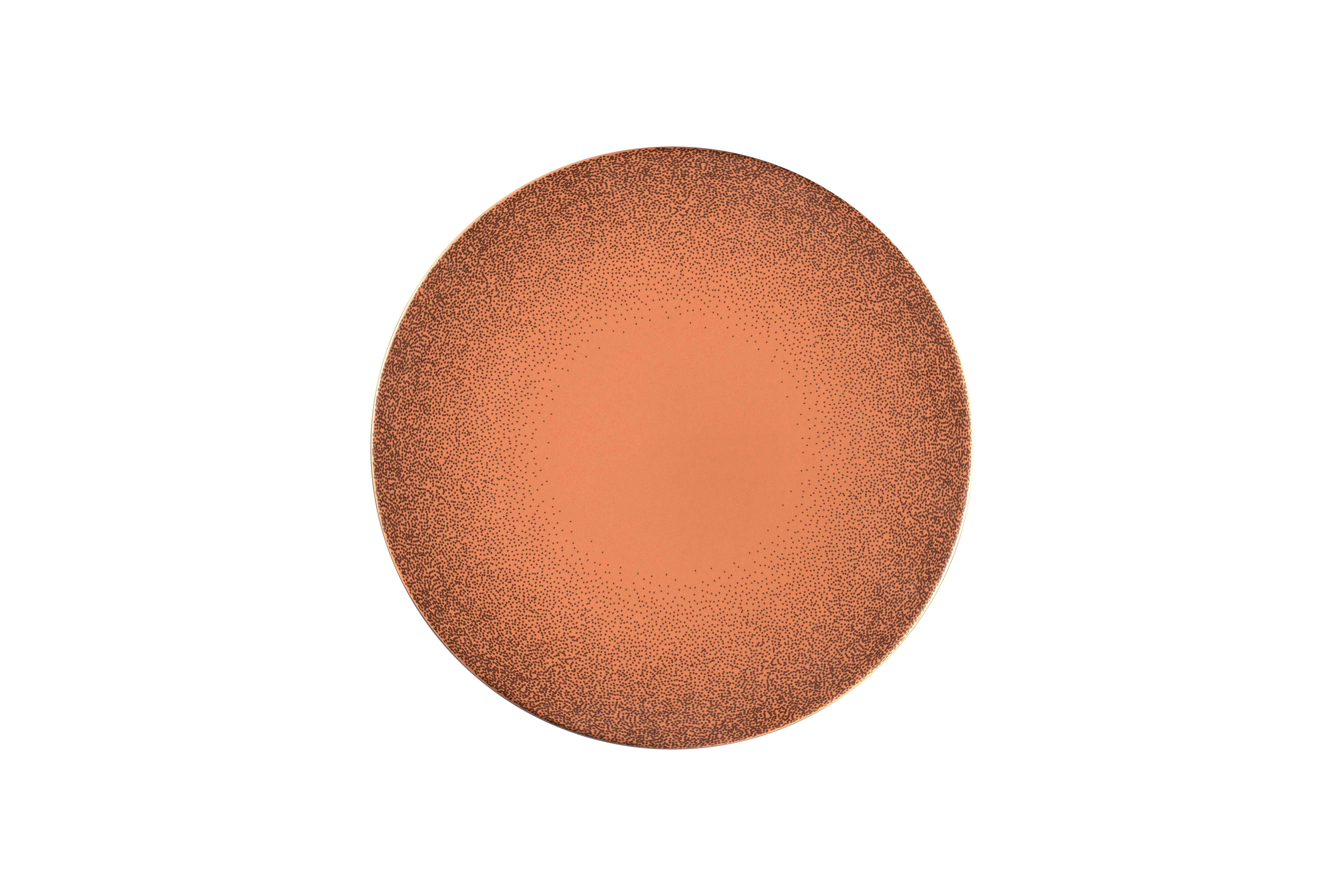 Teller flach Ø26,5cm H2cm TERO DENIA decorated terracotta