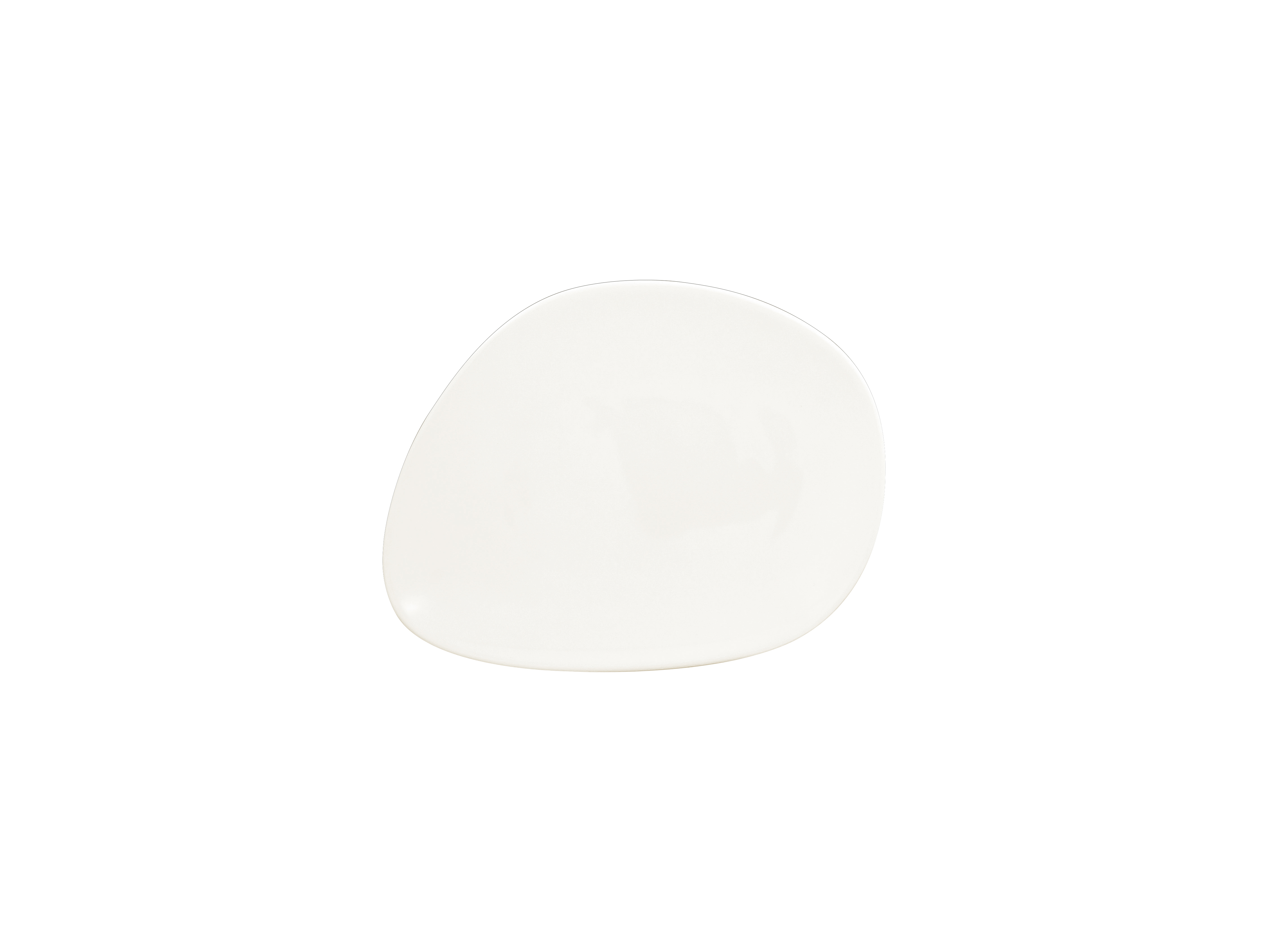 Teller 20x16cm SUGGESTIONS SHAPED white