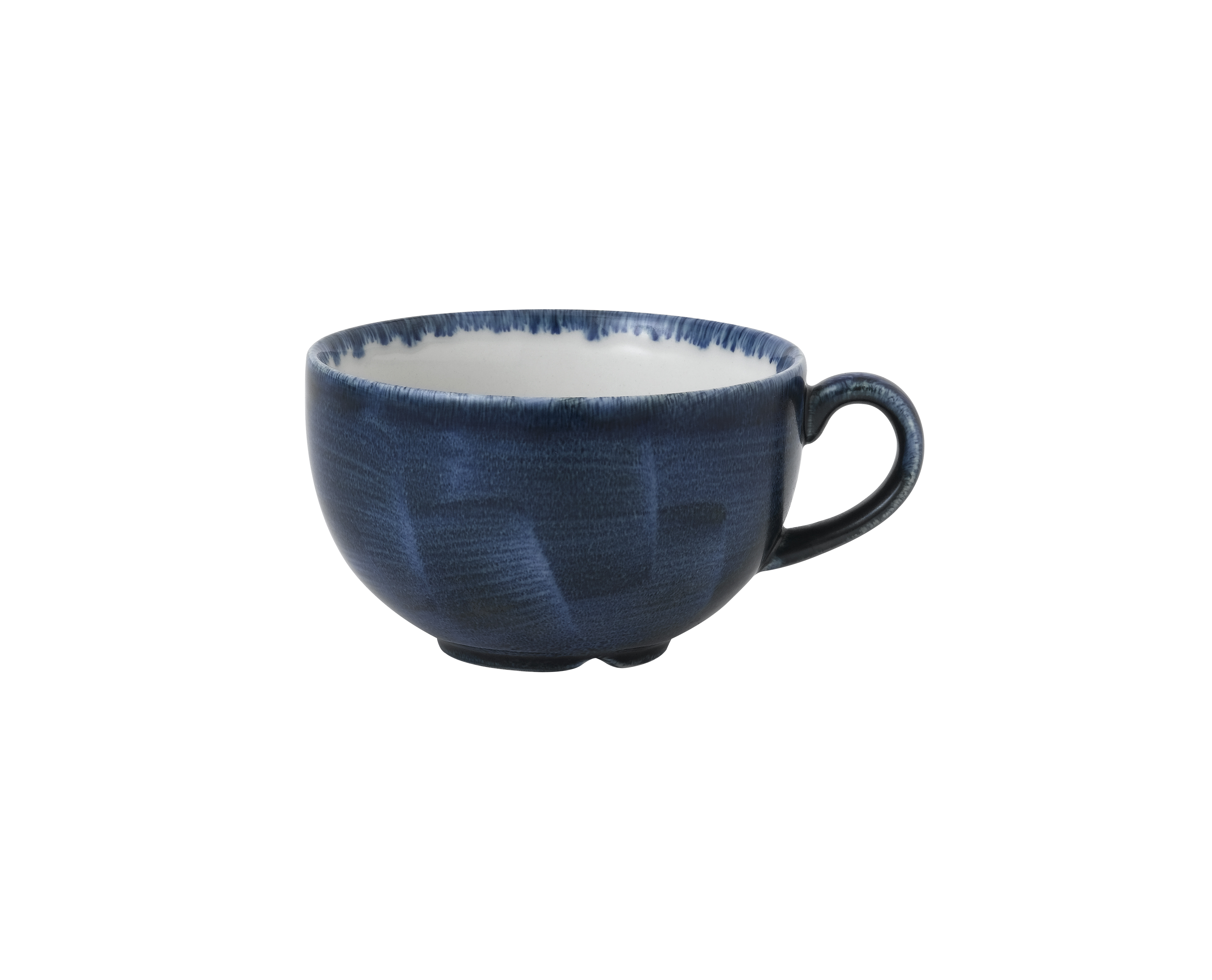 Cappuccinotasse 23cl STONECAST plume ultramarine