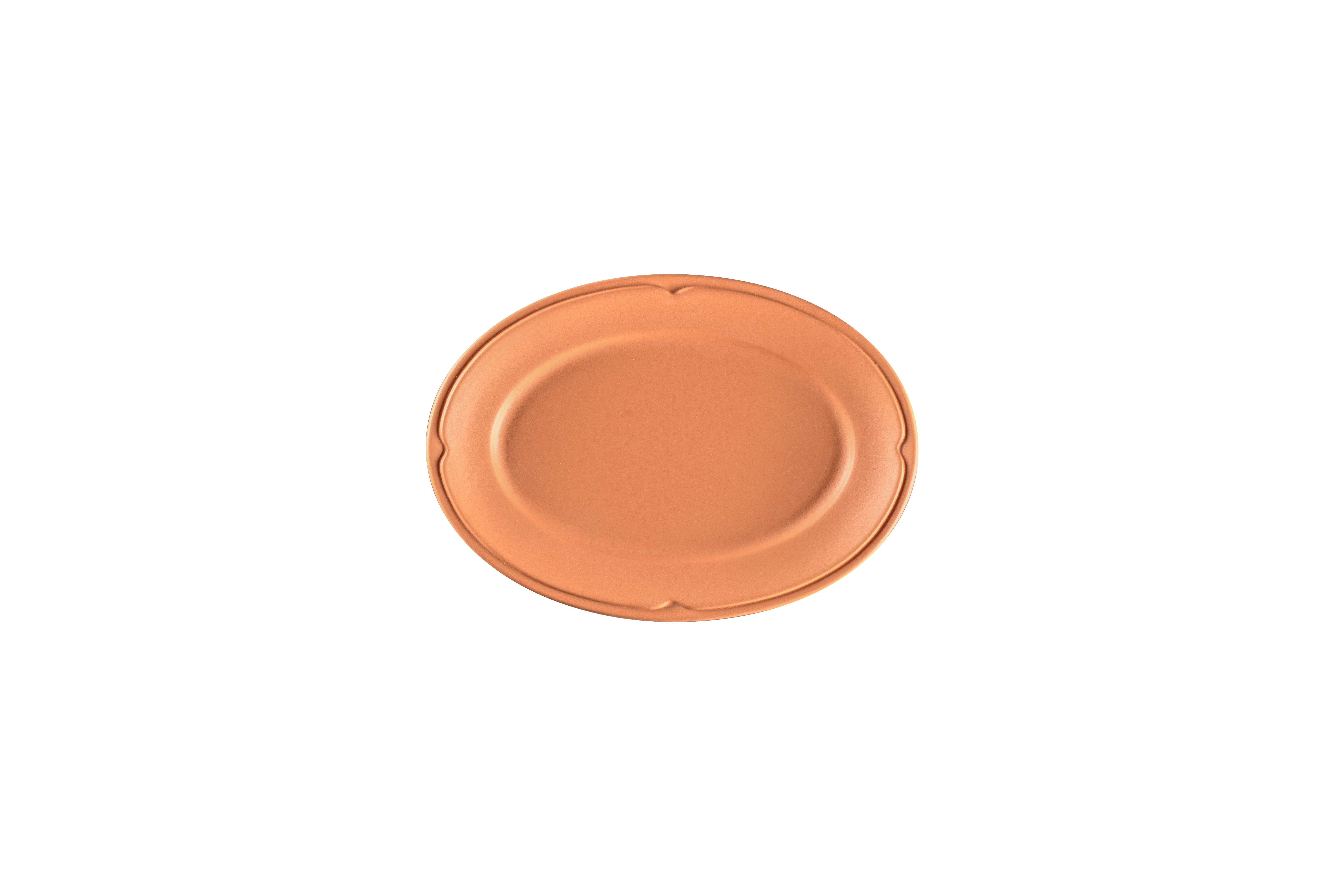 Teller oval 22x14,1x2,1cm TERO PRIMA terracotta