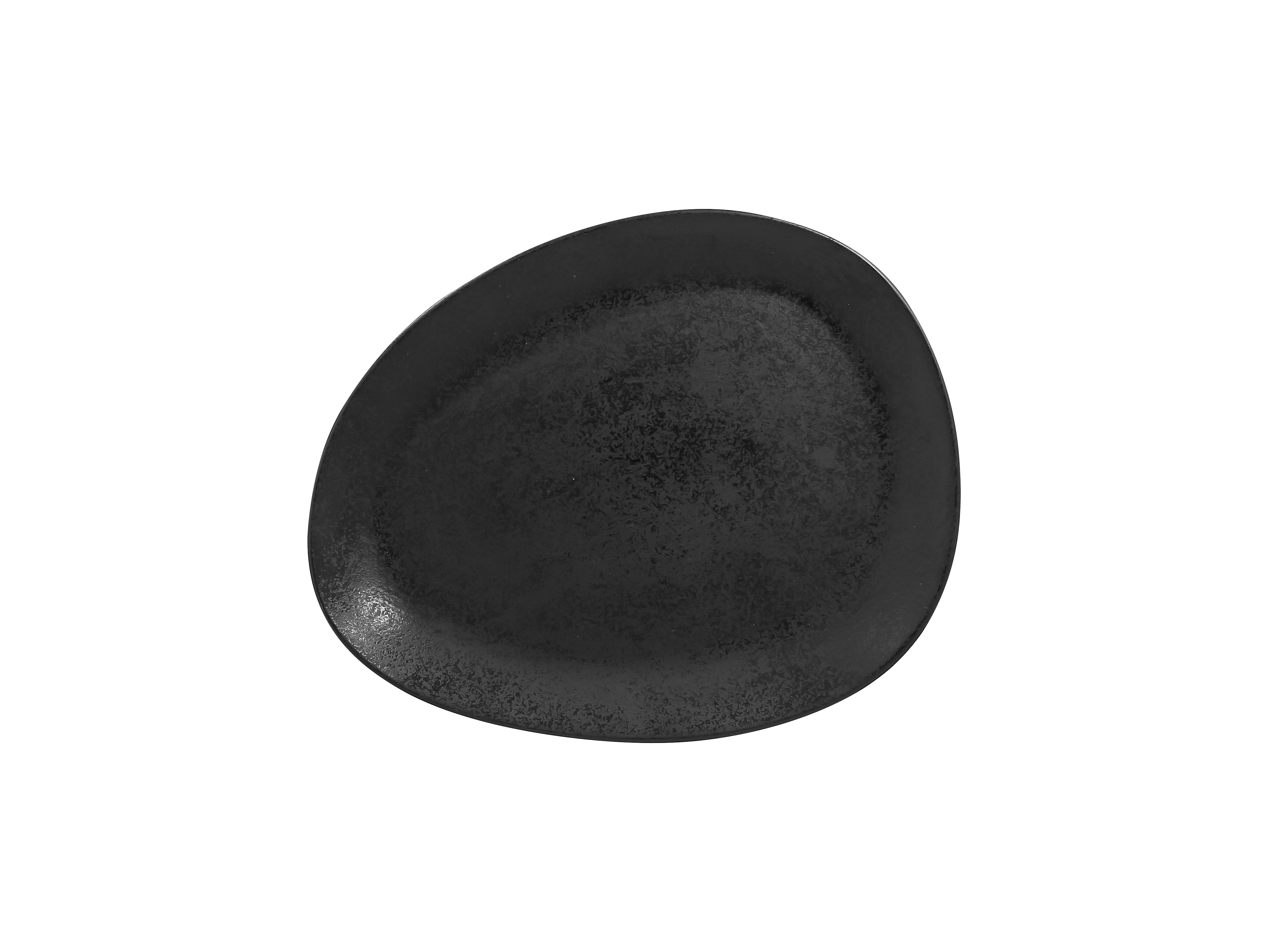 Teller 27x21,5cm SUGGESTIONS SHAPED schwarz
